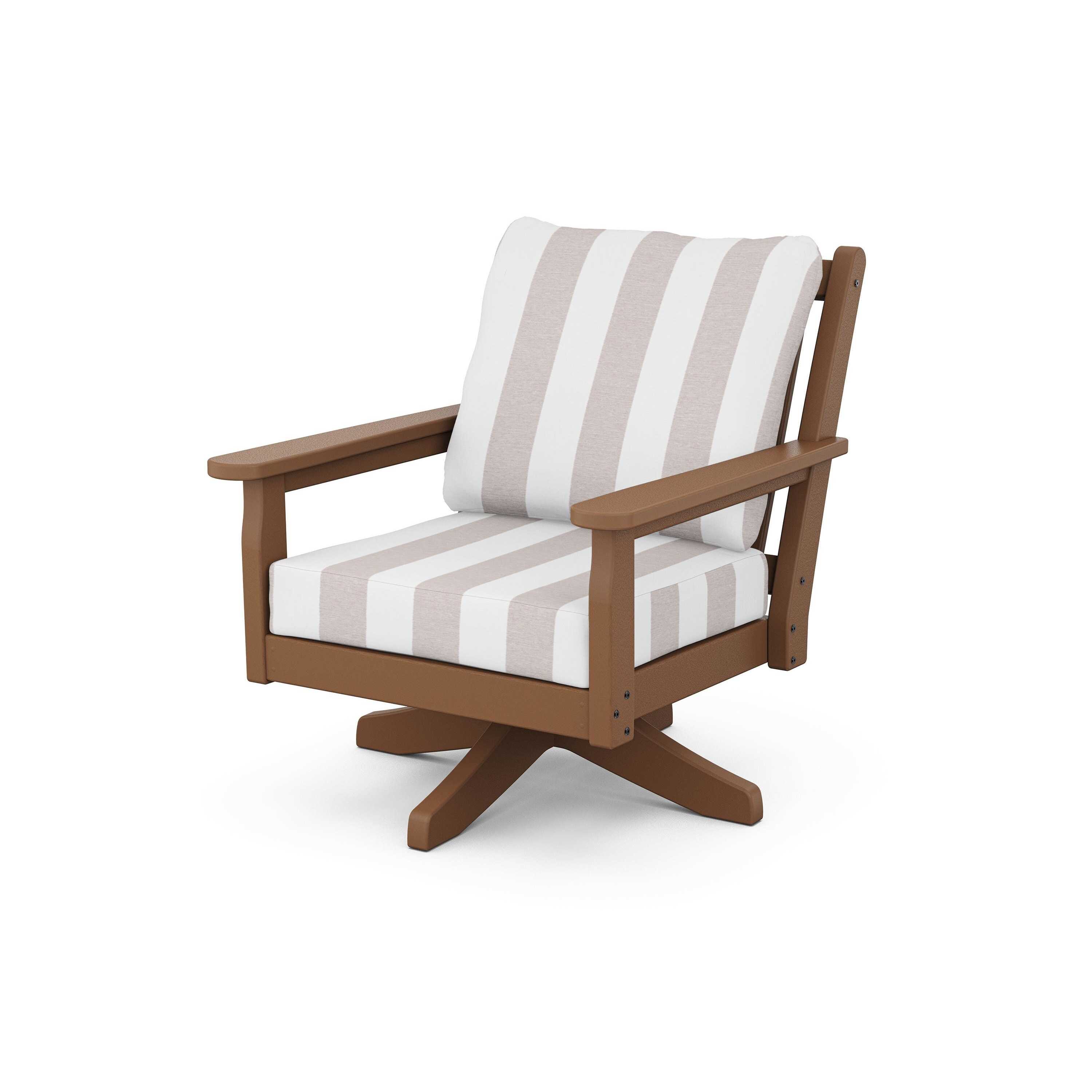 Chippendale Deep Seating Swivel Chair