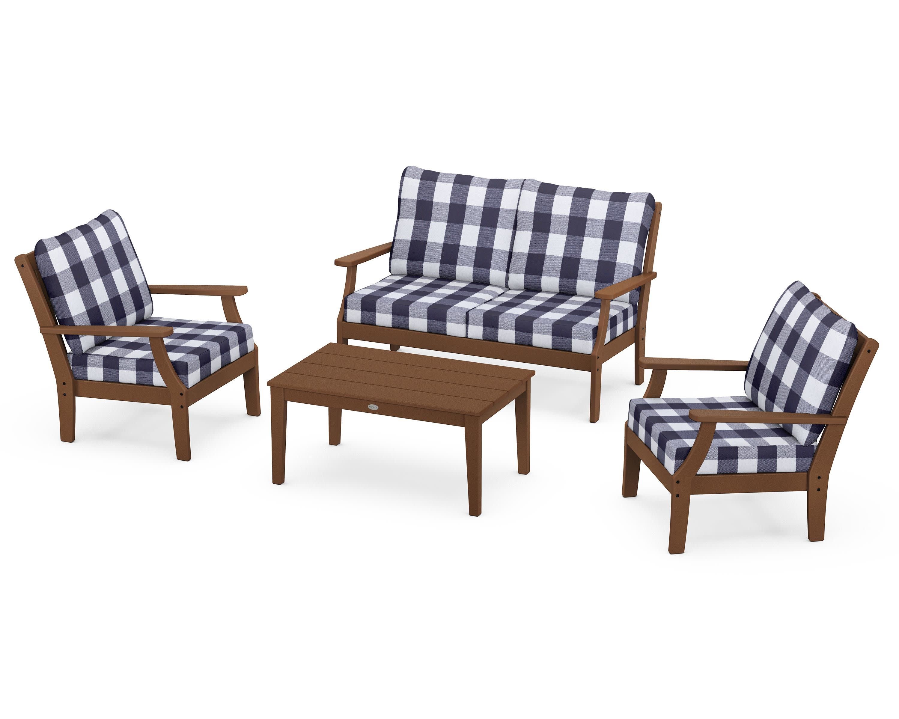 Braxton 4-Piece Deep Seating Chair Set