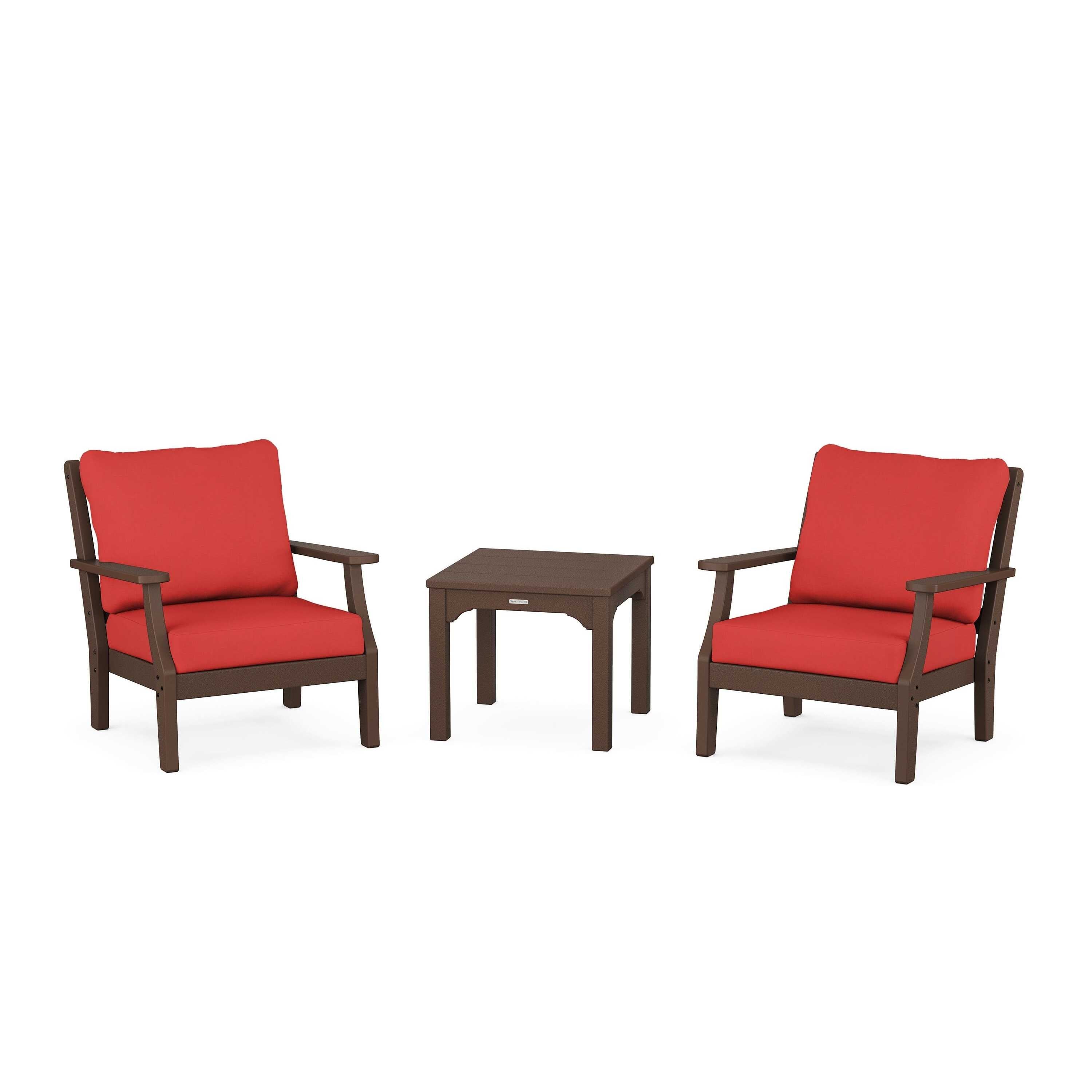 Chinoiserie 3-Piece Deep Seating Set