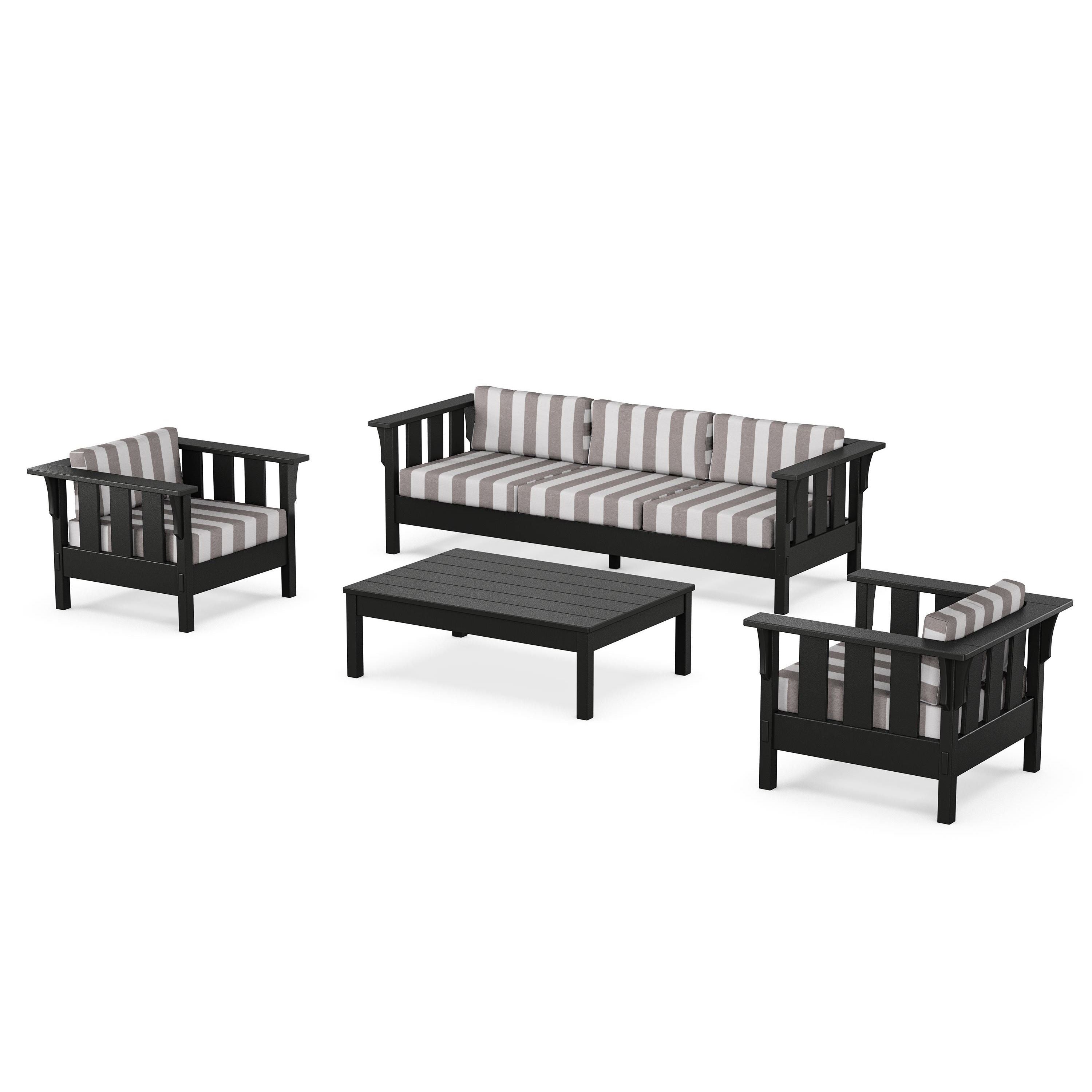 Acadia 4-Piece Deep Seating Set with Sofa
