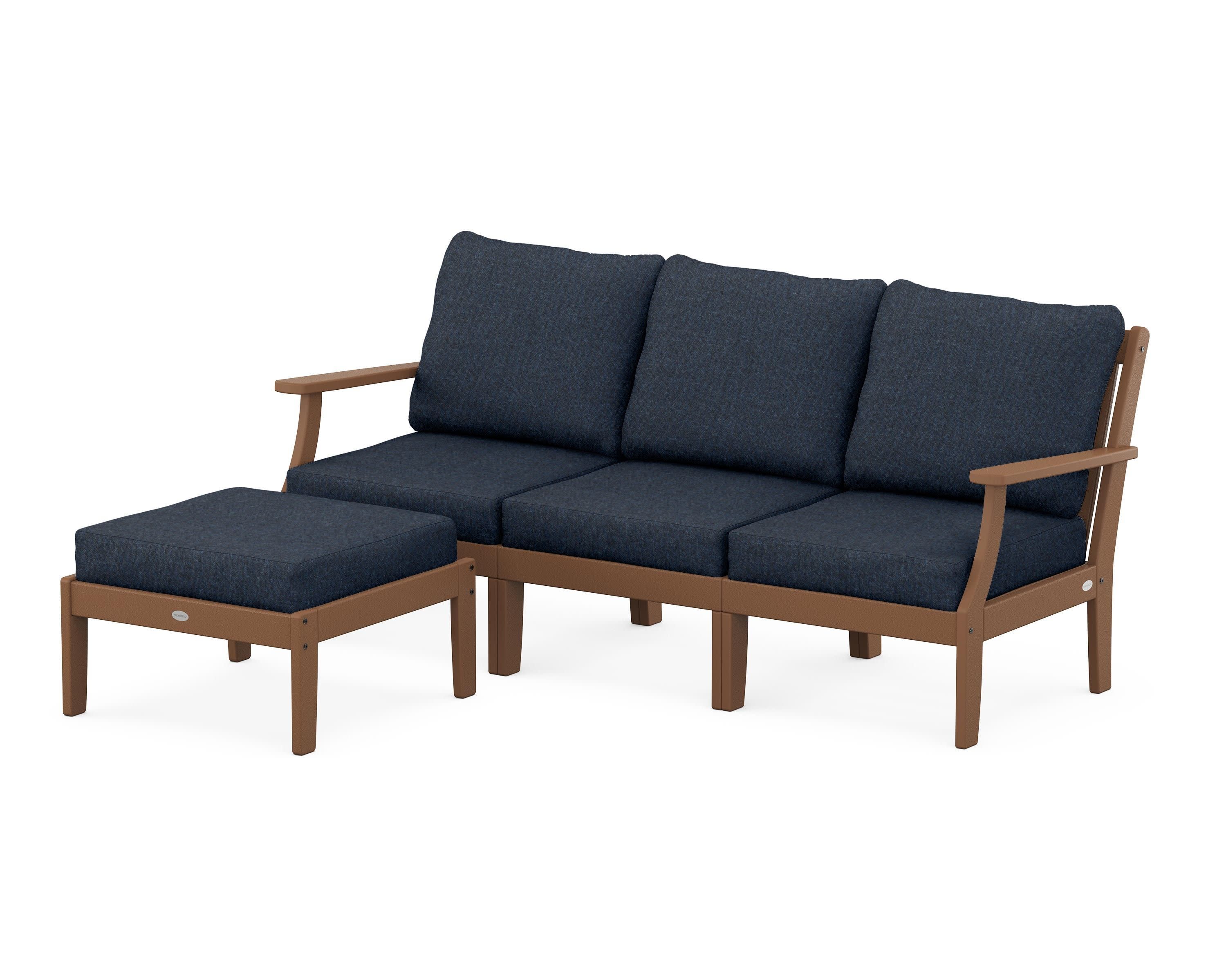 Braxton Modular 4-Piece Deep Seating Set with Ottoman