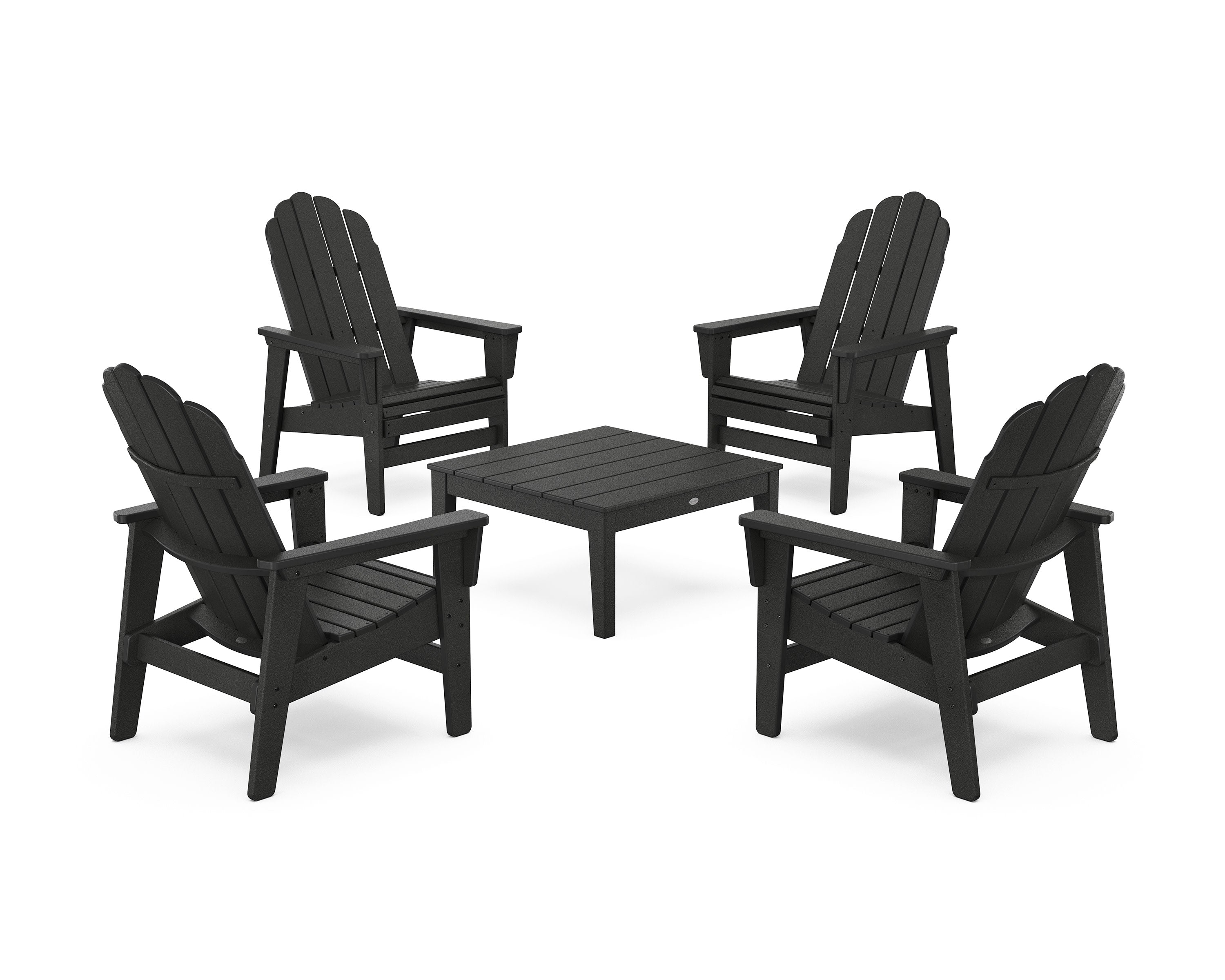 5-Piece Vineyard Grand Upright Adirondack Chair Conversation Group