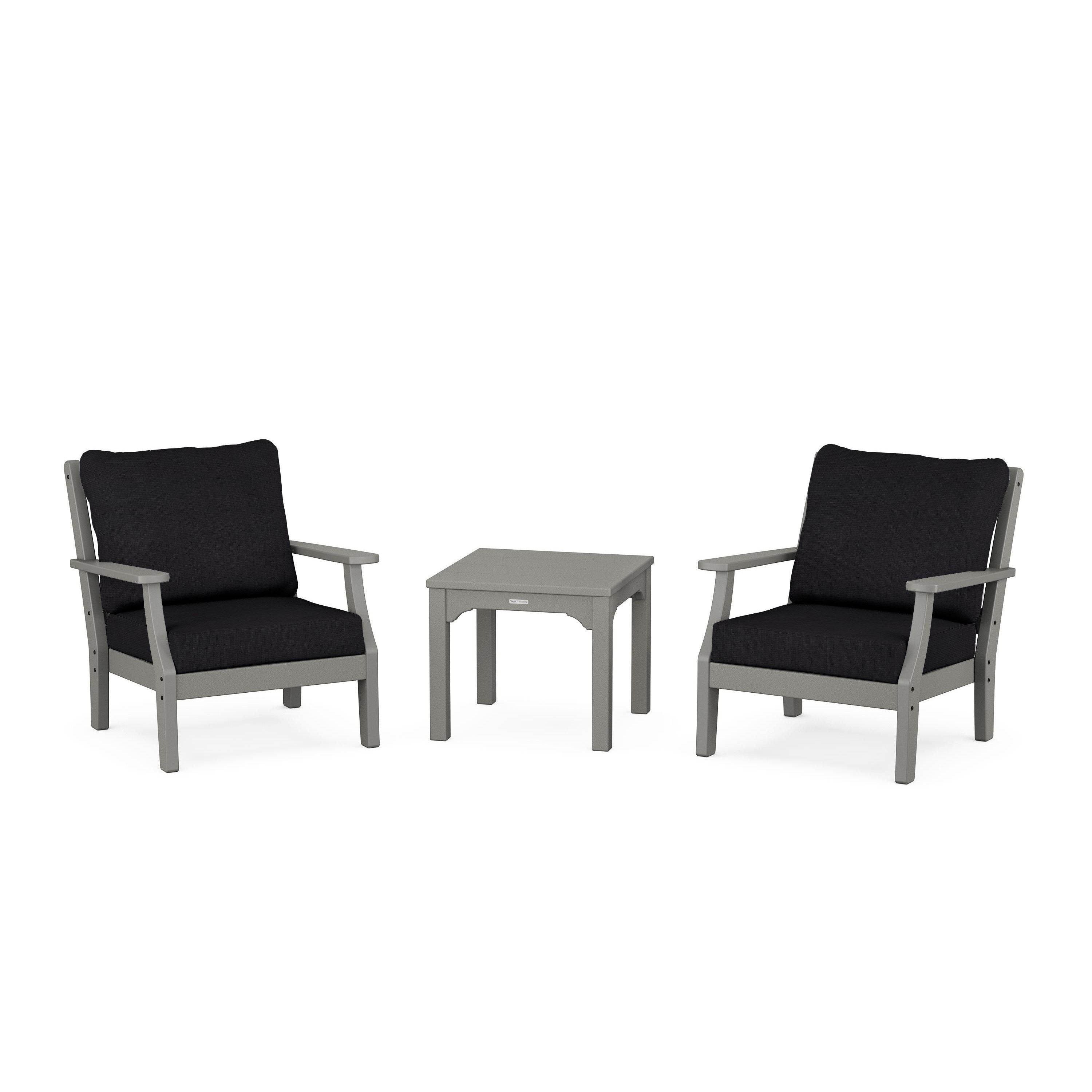 Chinoiserie 3-Piece Deep Seating Set