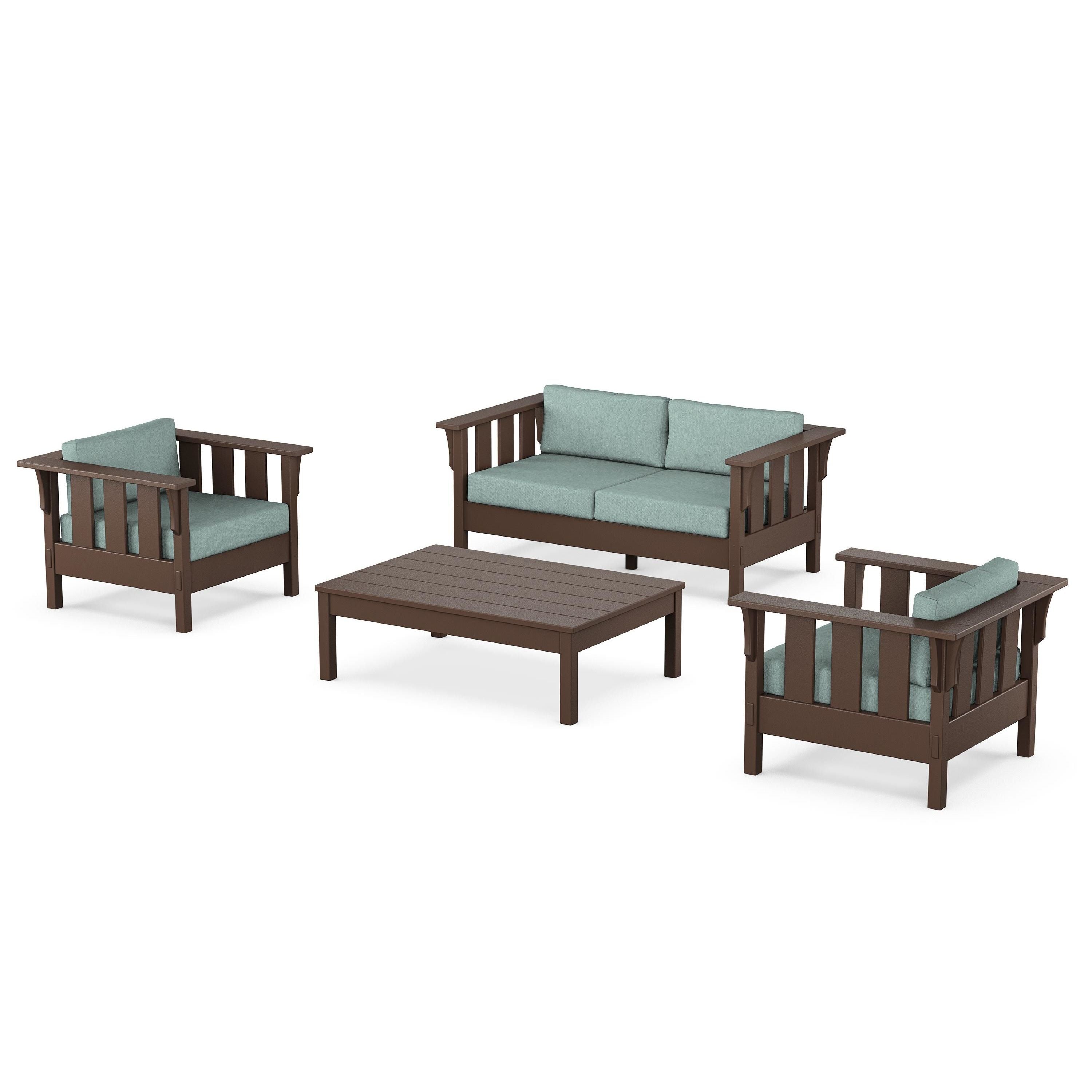 Acadia 4-Piece Deep Seating Set with Loveseat