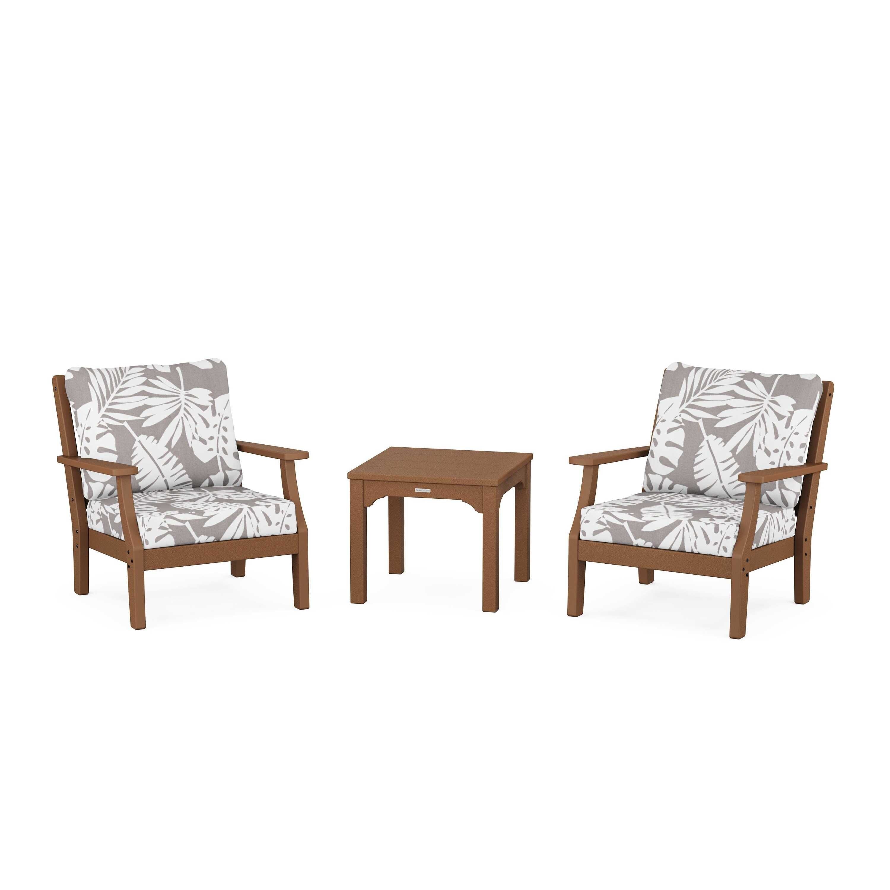 Chinoiserie 3-Piece Deep Seating Set