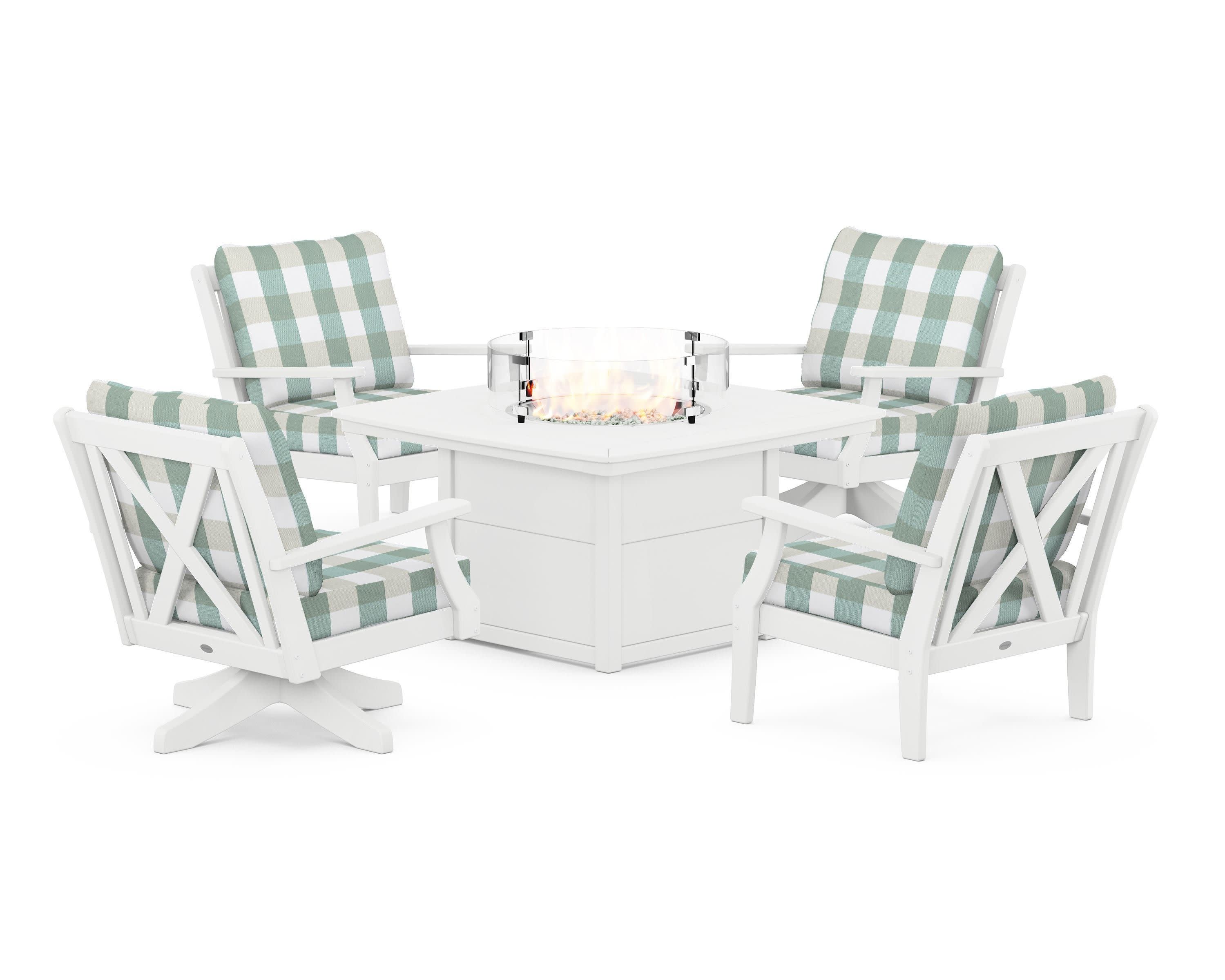 Braxton 5-Piece Deep Seating Set with Fire Table