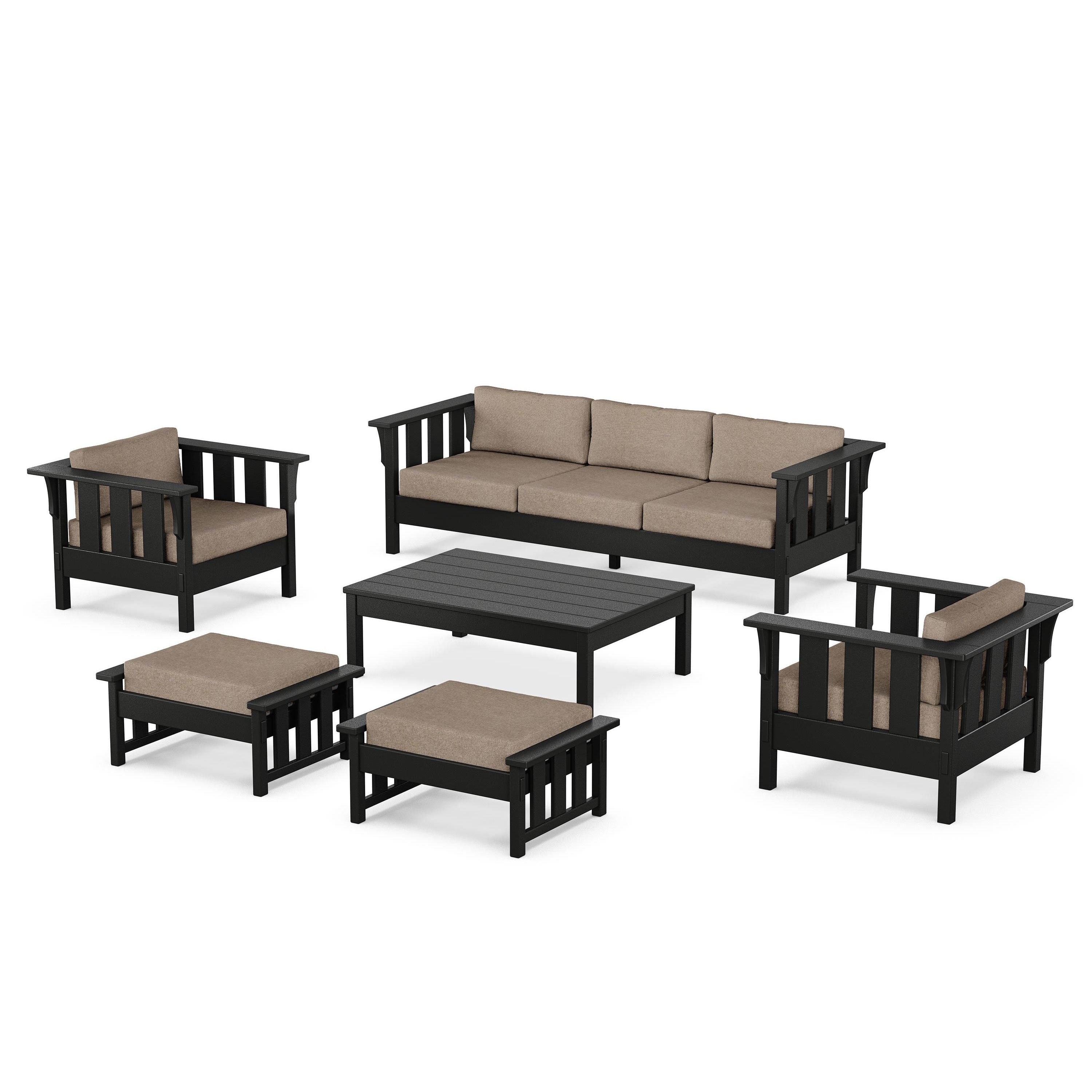 Acadia 6-Piece Lounge Sofa Set