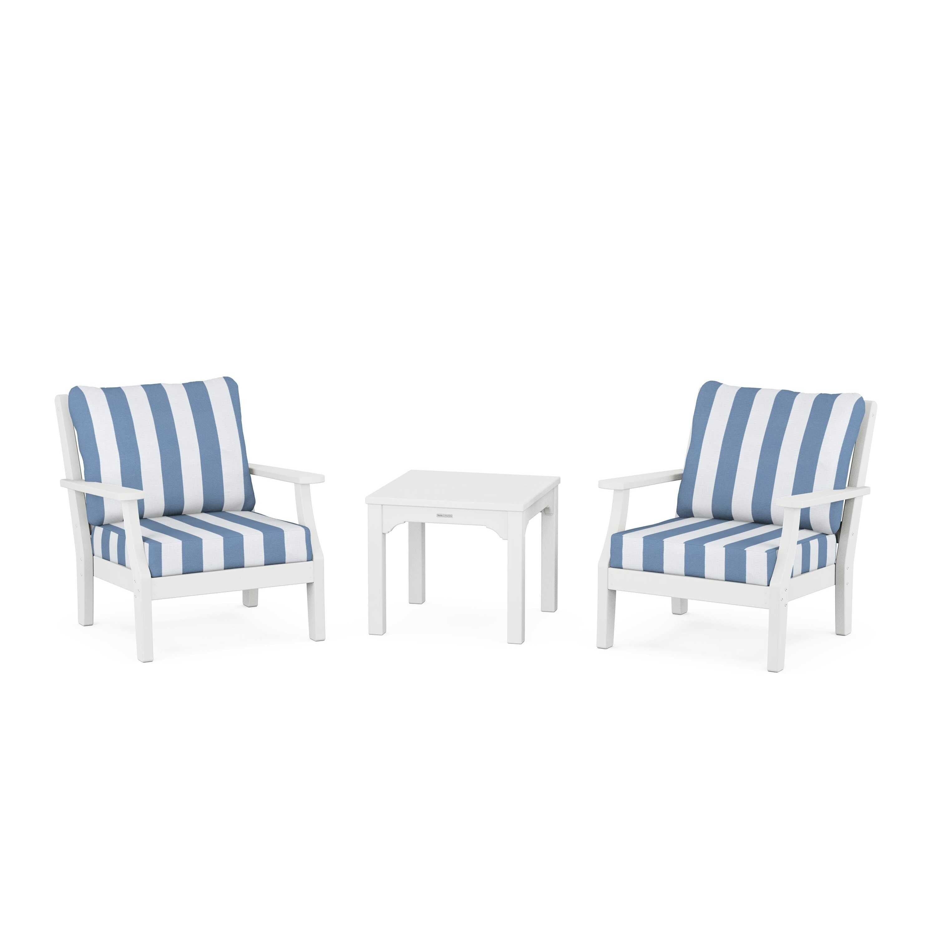 Chinoiserie 3-Piece Deep Seating Set