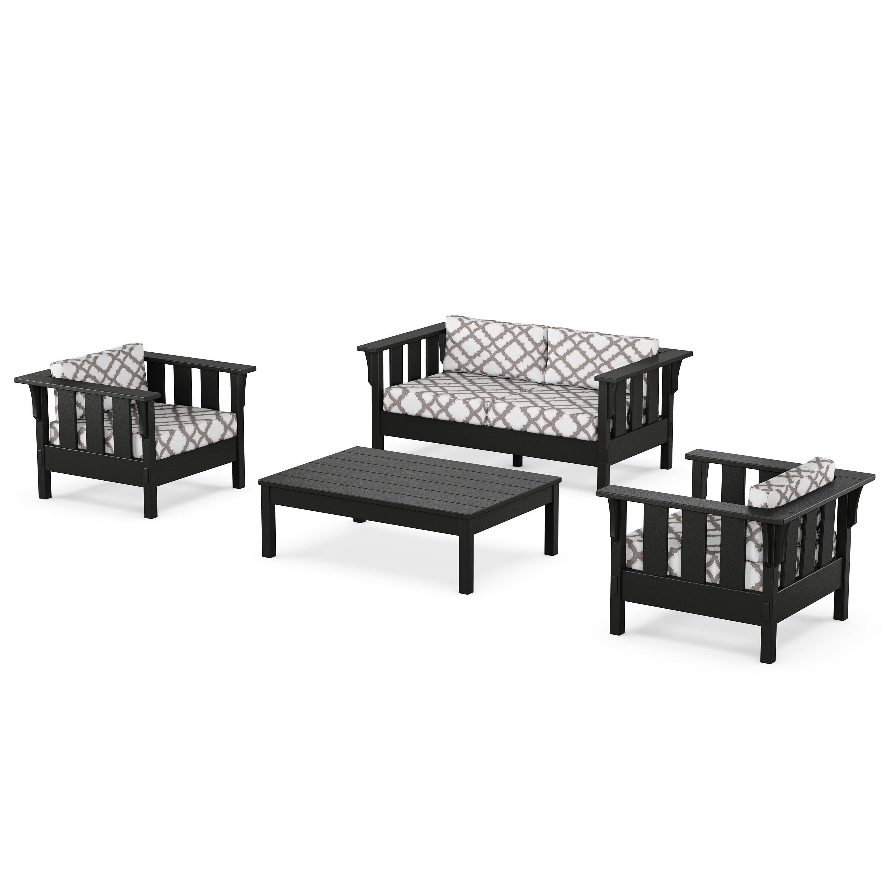 Acadia 4-Piece Deep Seating Set with Loveseat