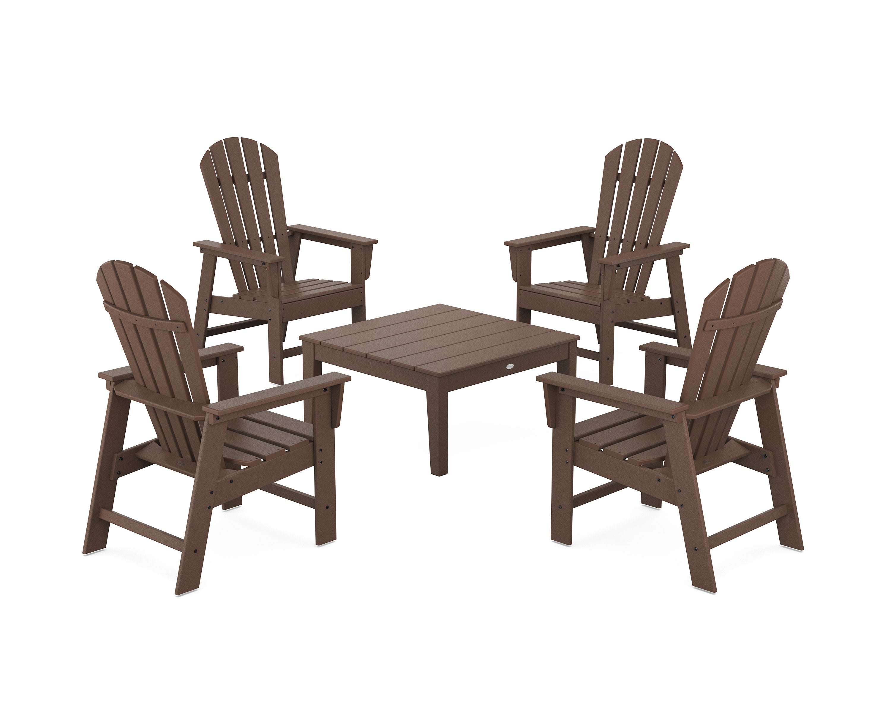 5-Piece South Beach Casual Chair Conversation Set with 36" Conversation Table
