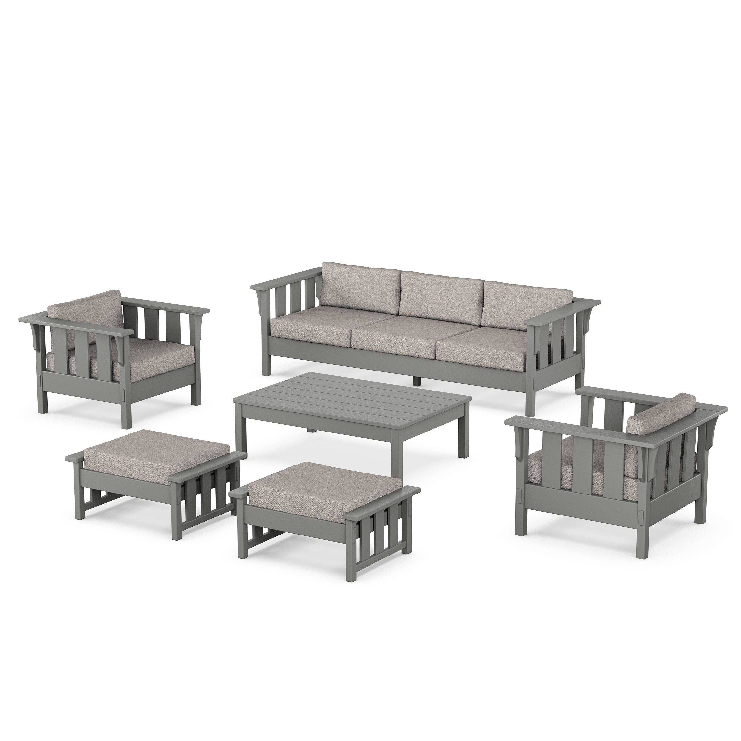 Acadia 6-Piece Lounge Sofa Set