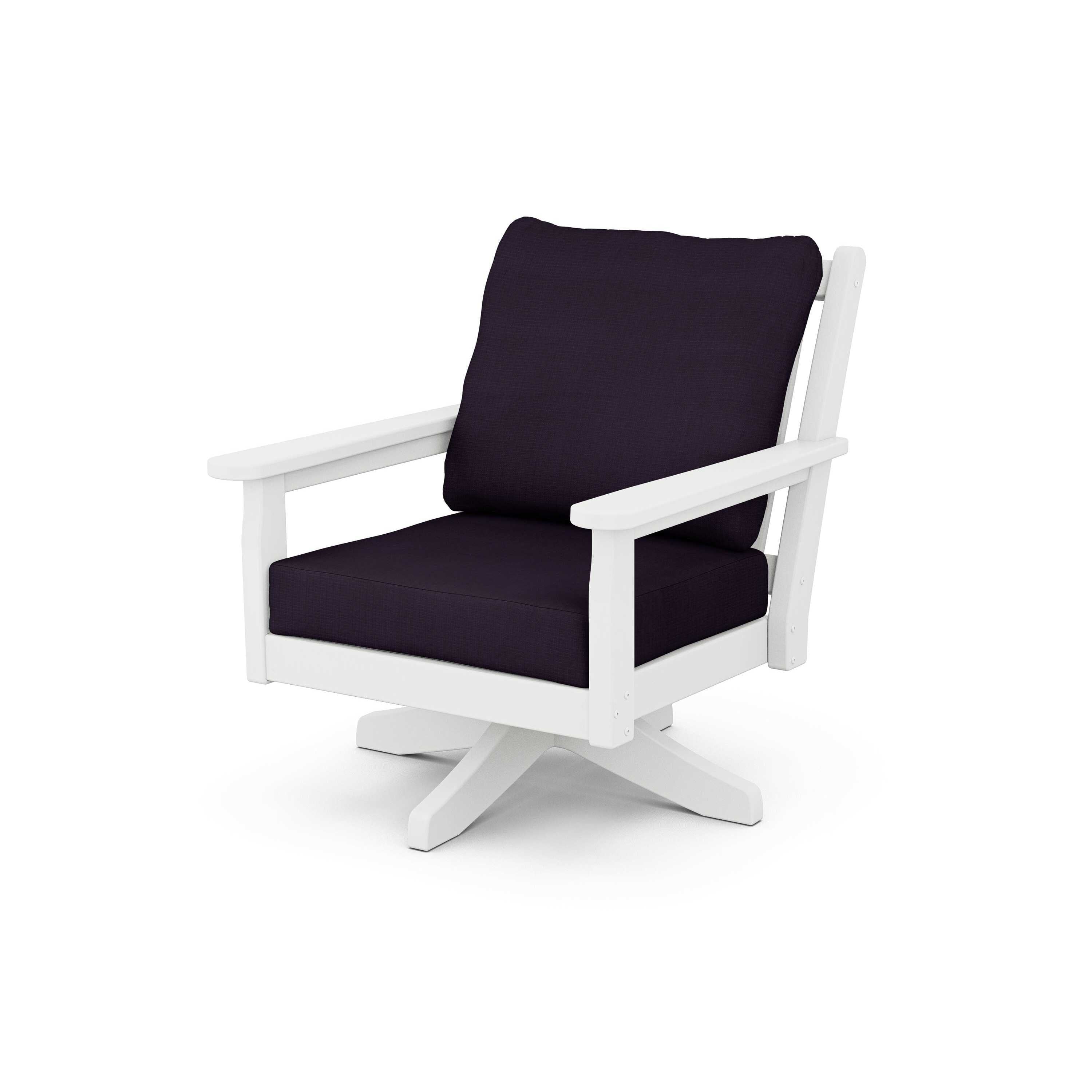 Chippendale Deep Seating Swivel Chair