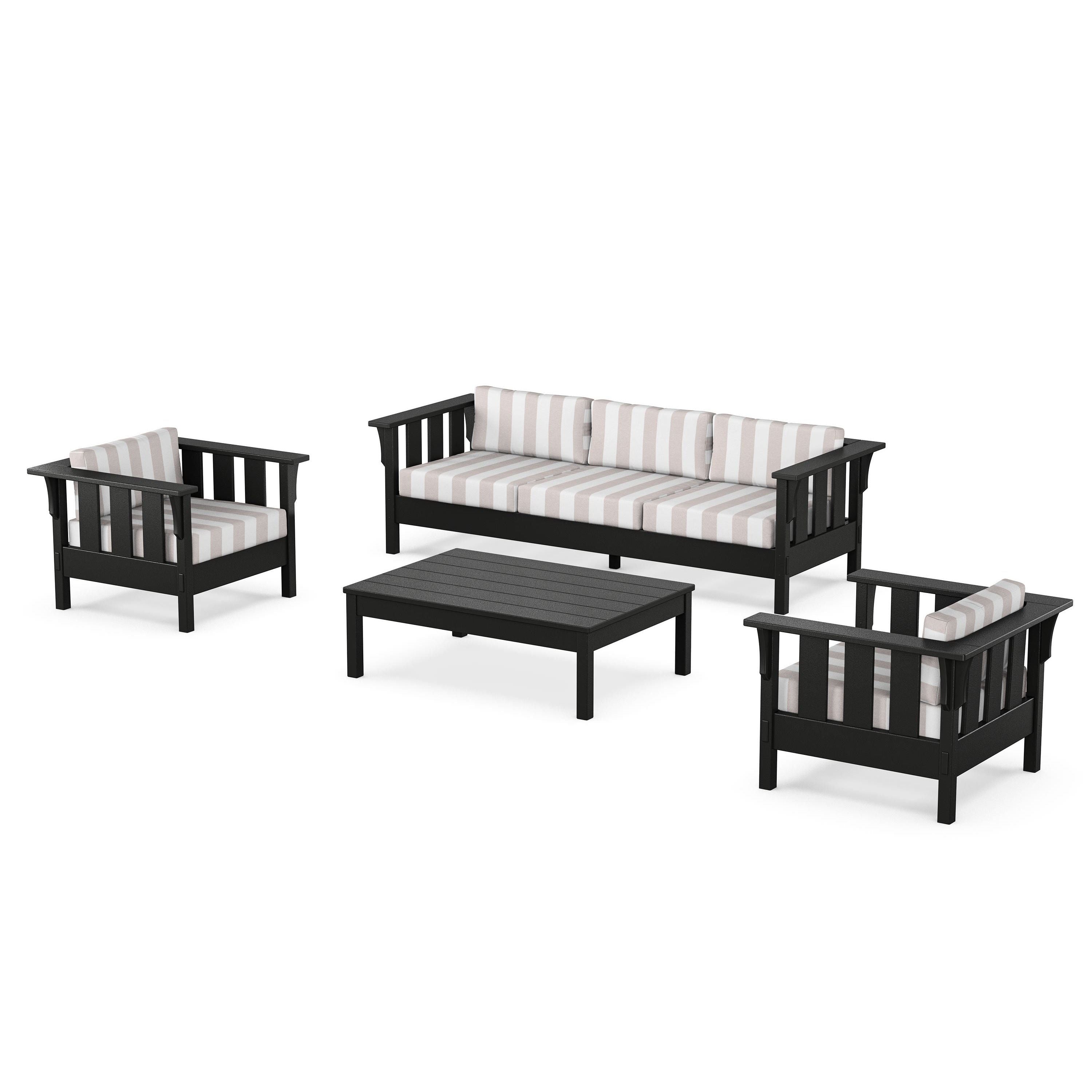 Acadia 4-Piece Deep Seating Set with Sofa