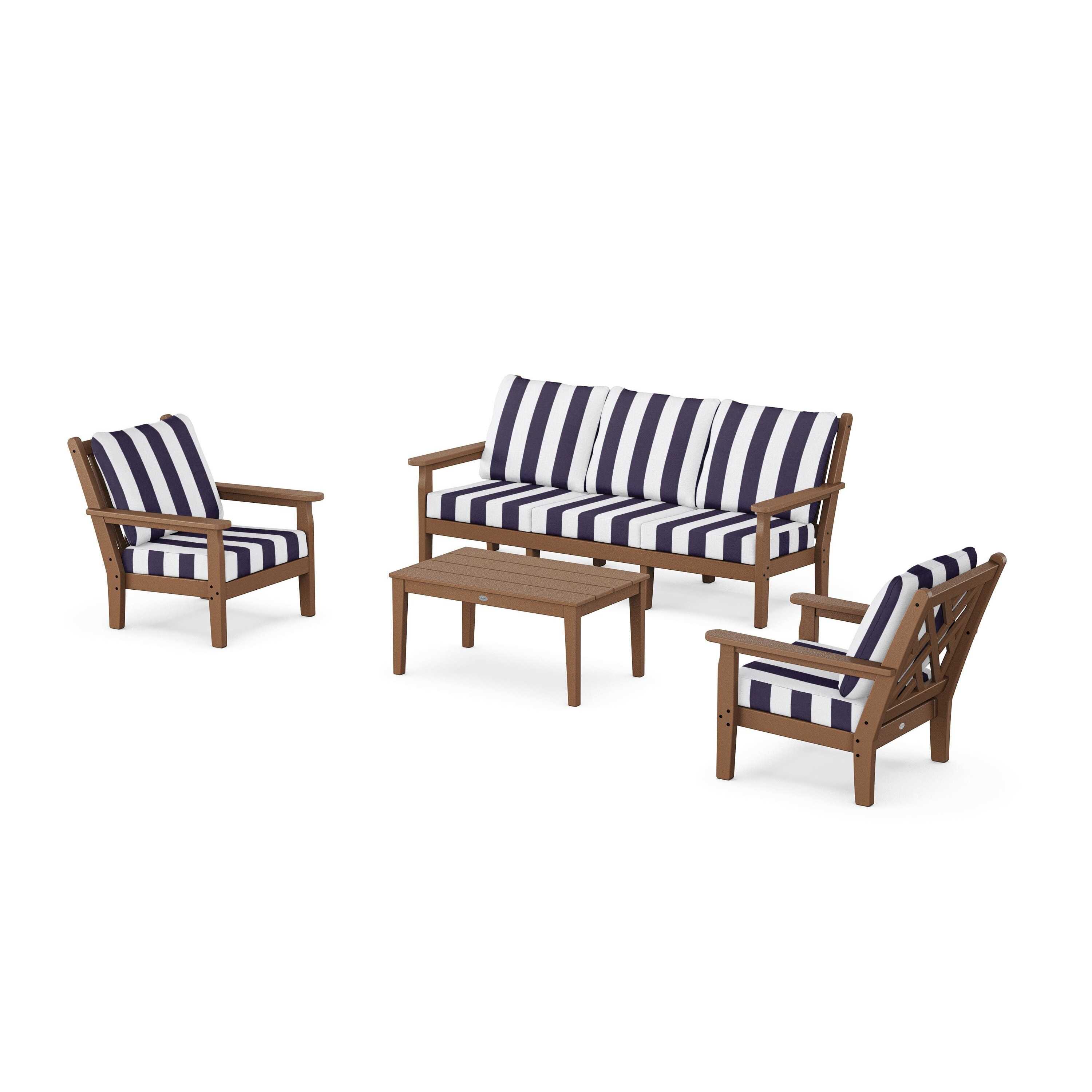 Chippendale 4-Piece Deep Seating Set with Sofa