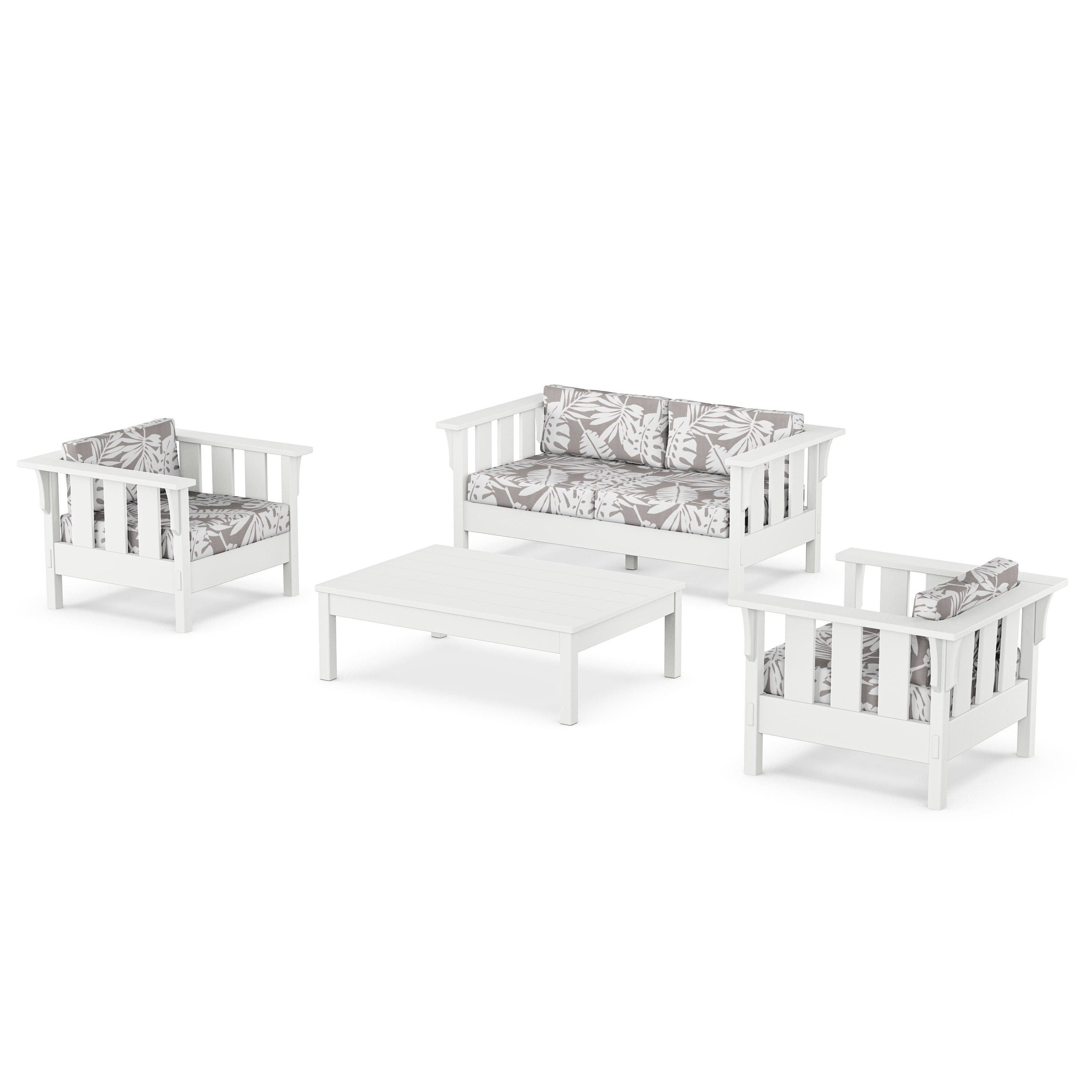 Acadia 4-Piece Deep Seating Set with Loveseat