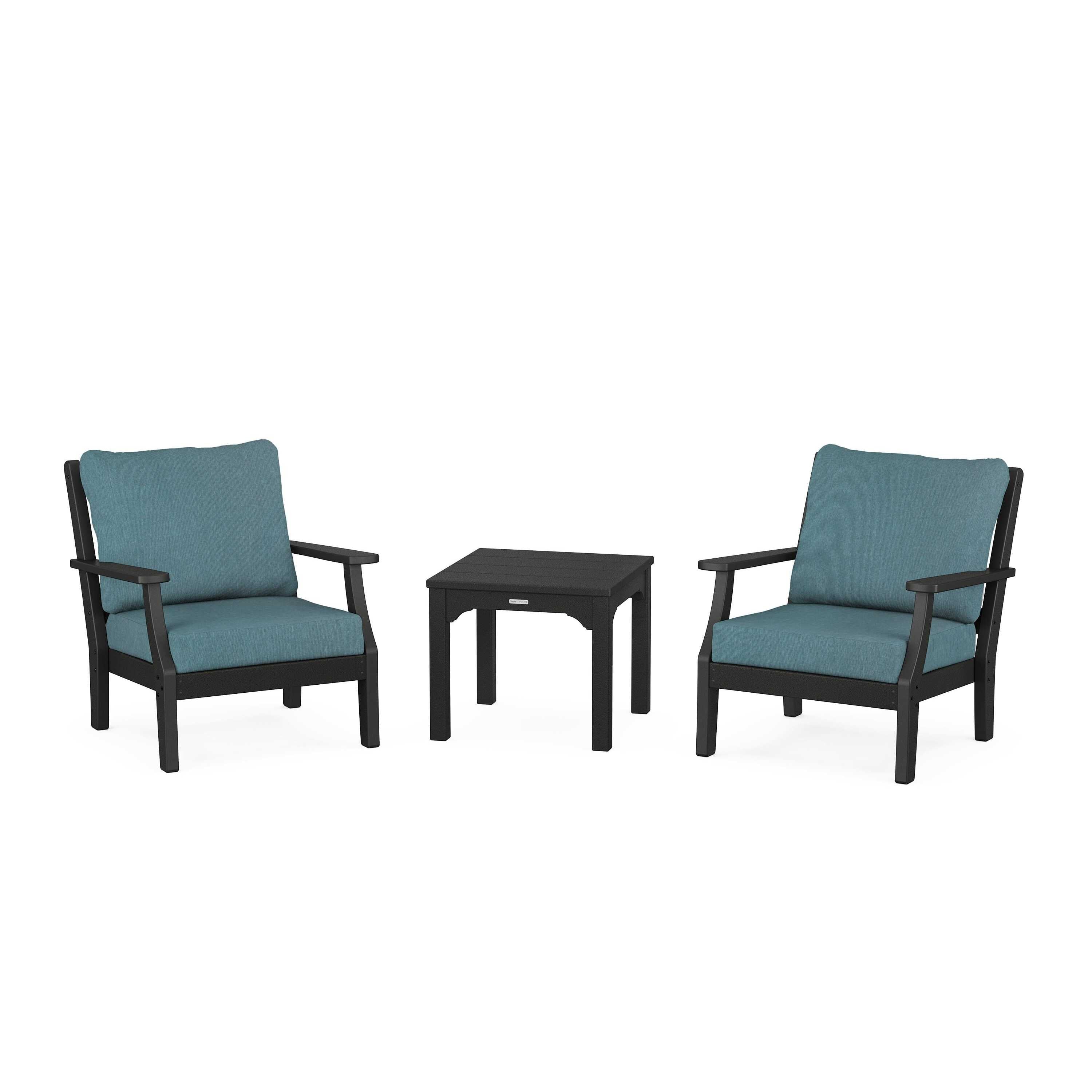 Chinoiserie 3-Piece Deep Seating Set