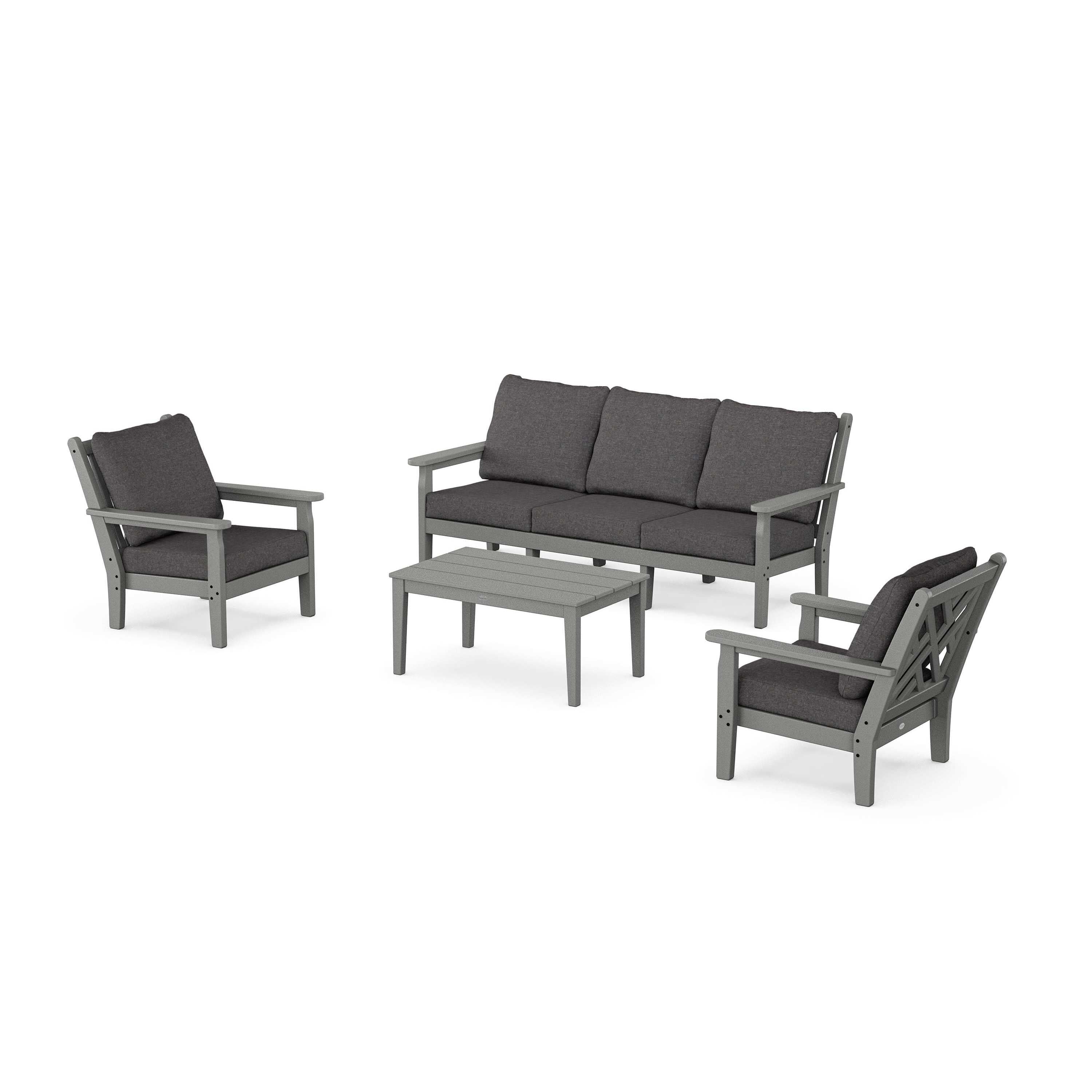 Chippendale 4-Piece Deep Seating Set with Sofa