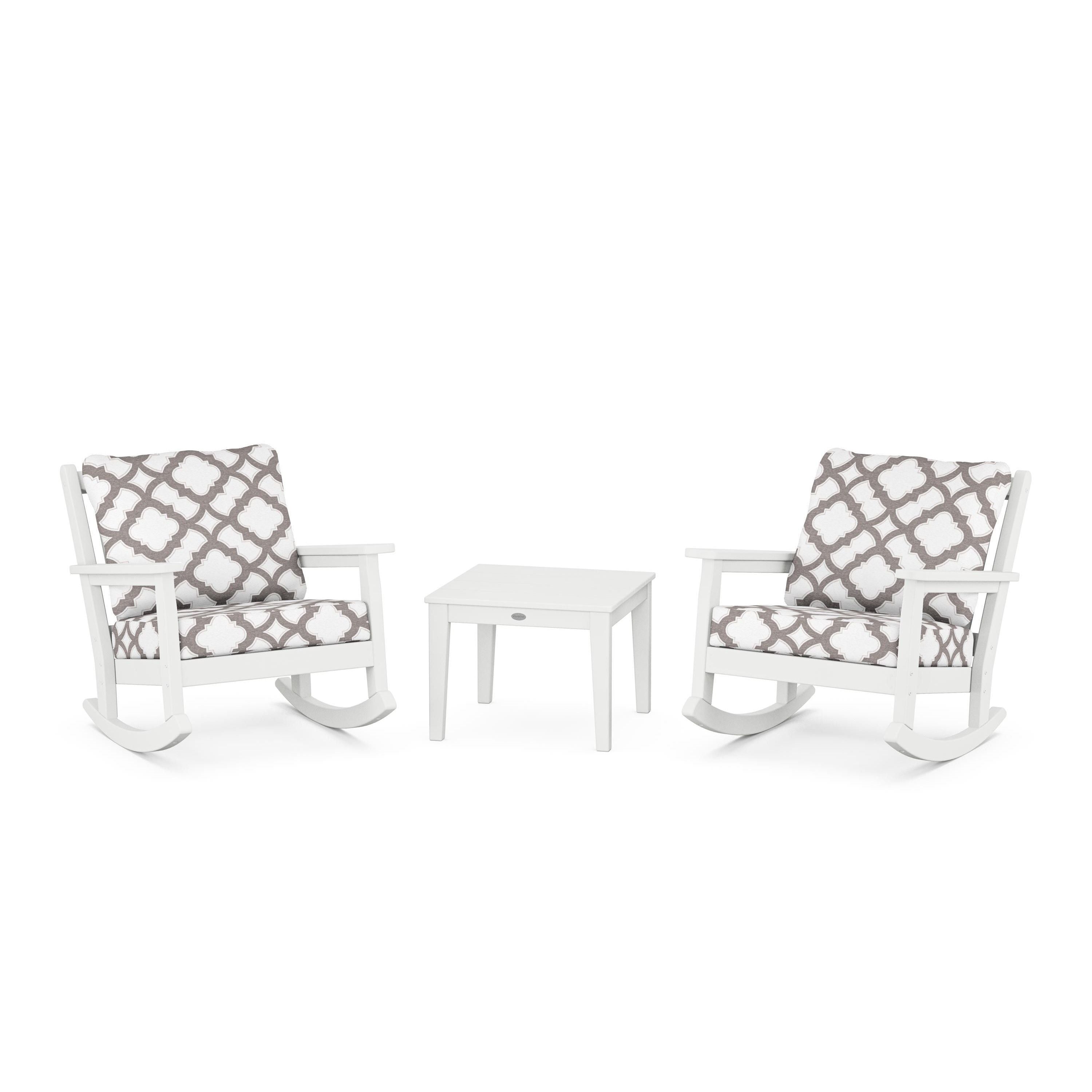 Chippendale 3-Piece Deep Seating Rocker Set