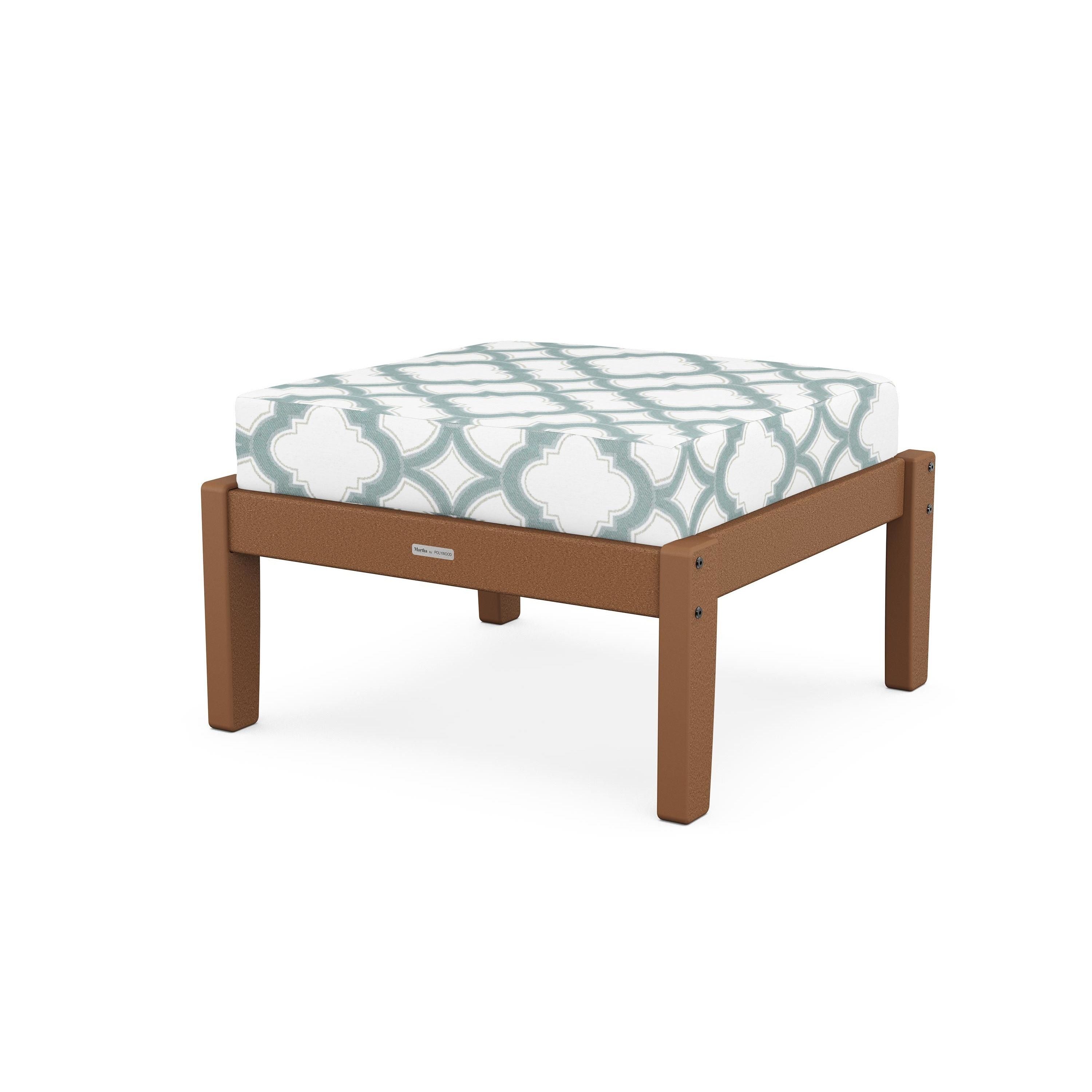 Chinoiserie Deep Seating Ottoman