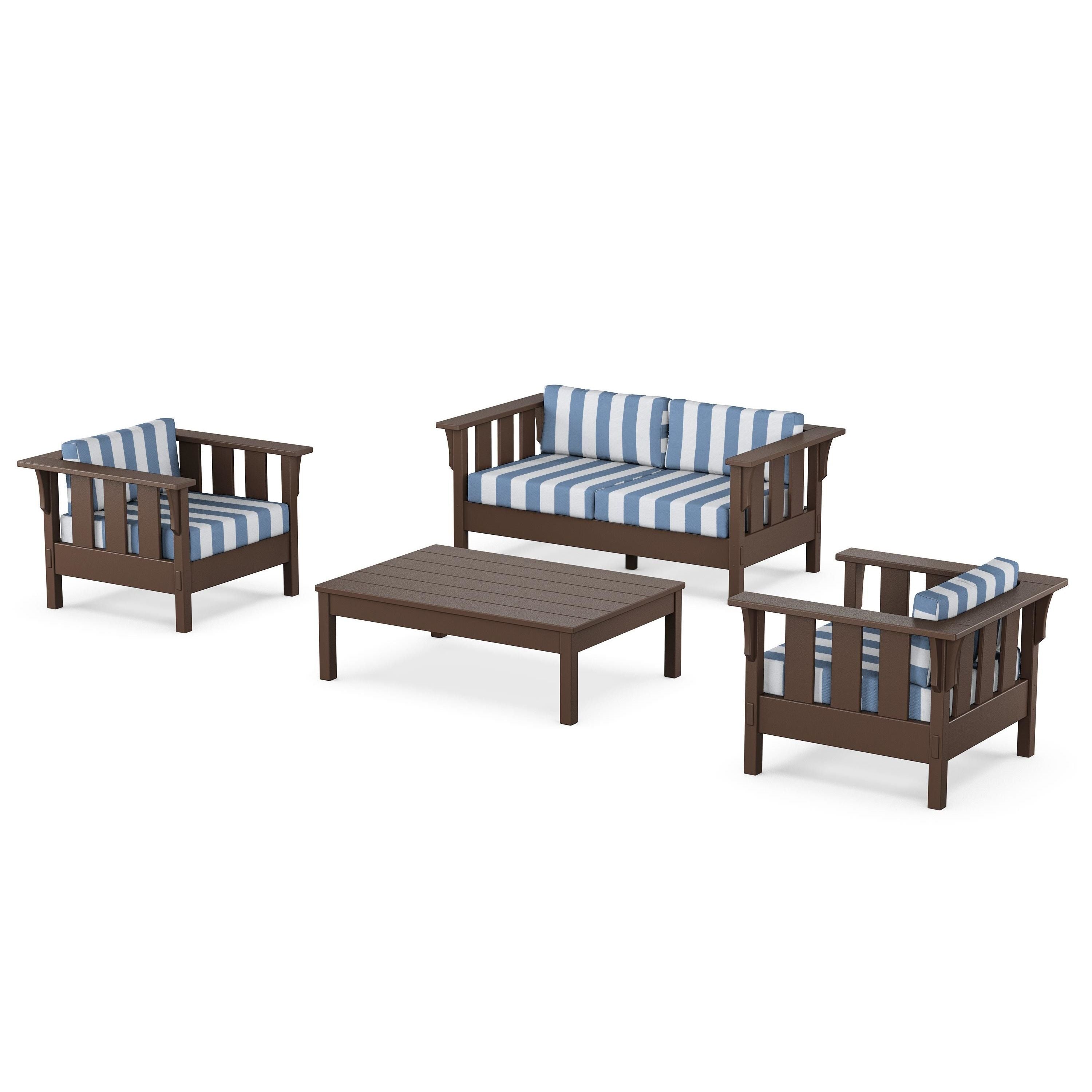 Acadia 4-Piece Deep Seating Set with Loveseat