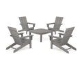 5-Piece Modern Studio Adirondack Chair Conversation Group