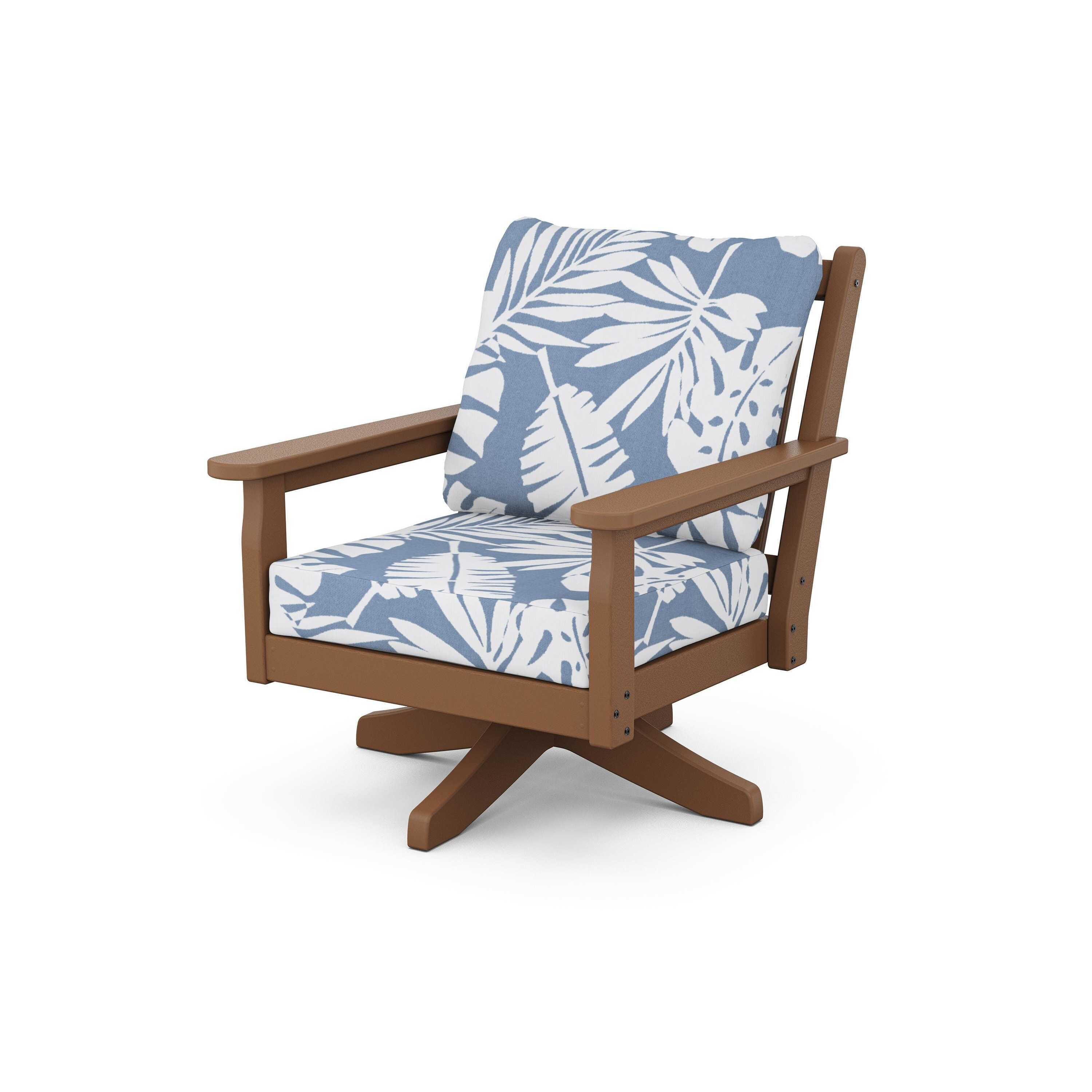 Chippendale Deep Seating Swivel Chair