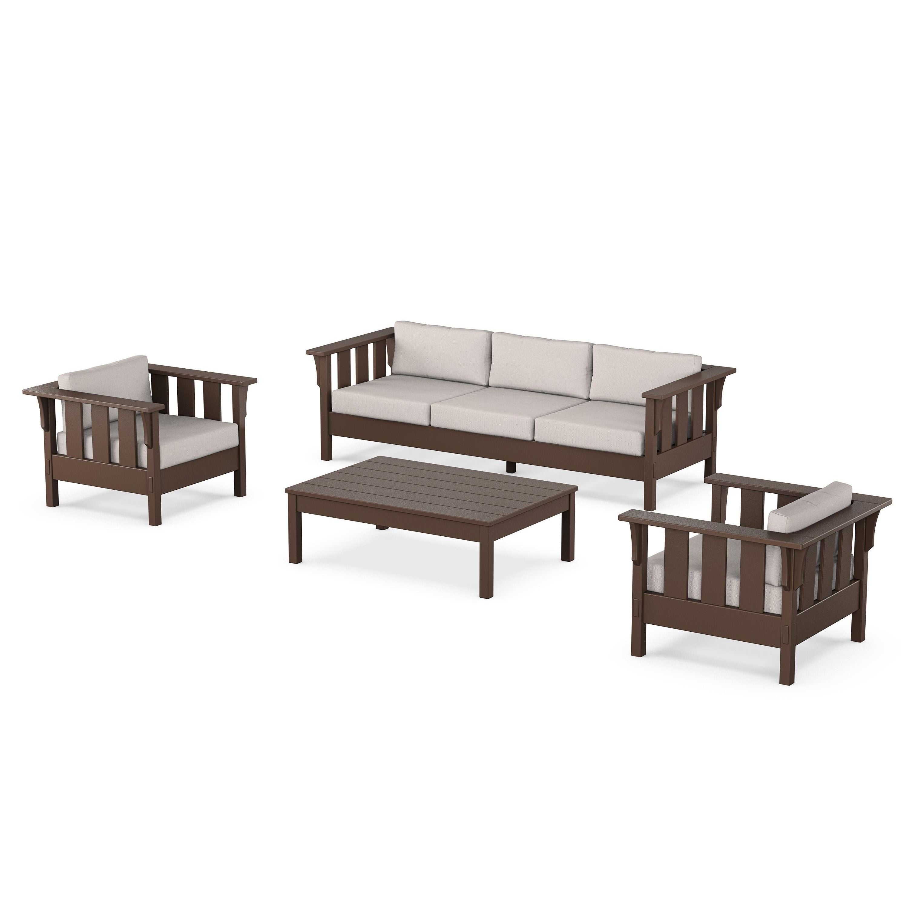 Acadia 4-Piece Deep Seating Set with Sofa