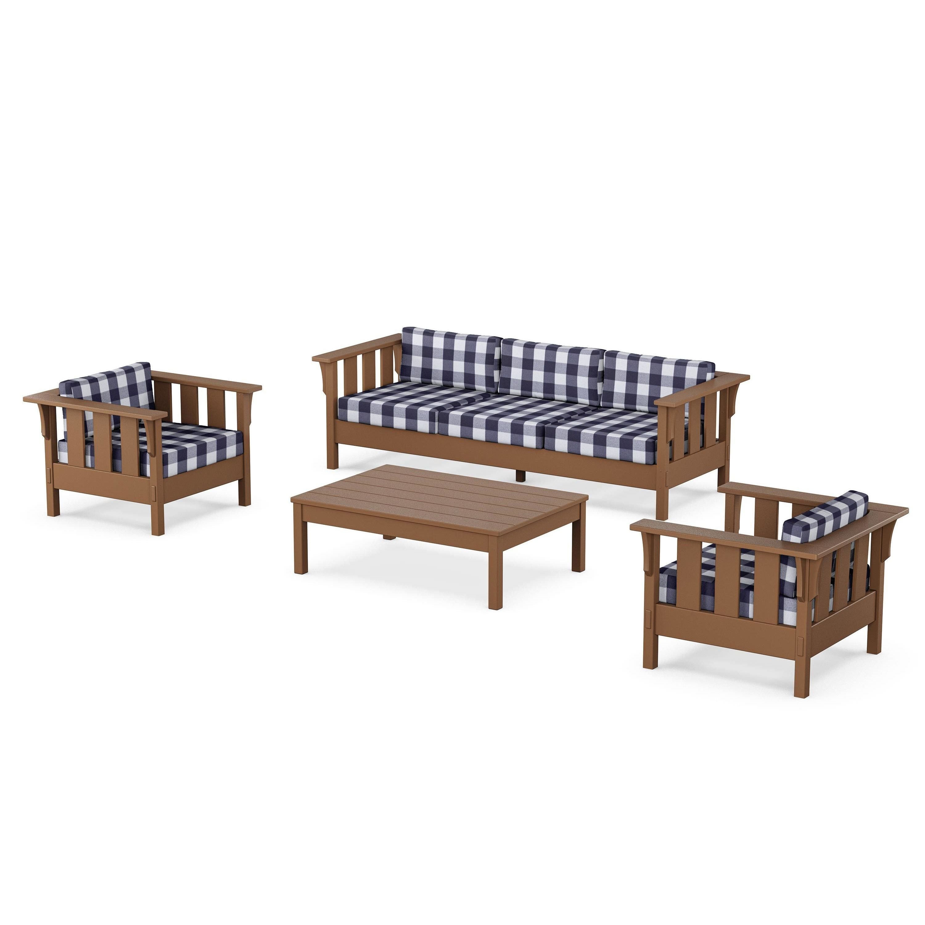 Acadia 4-Piece Deep Seating Set with Sofa