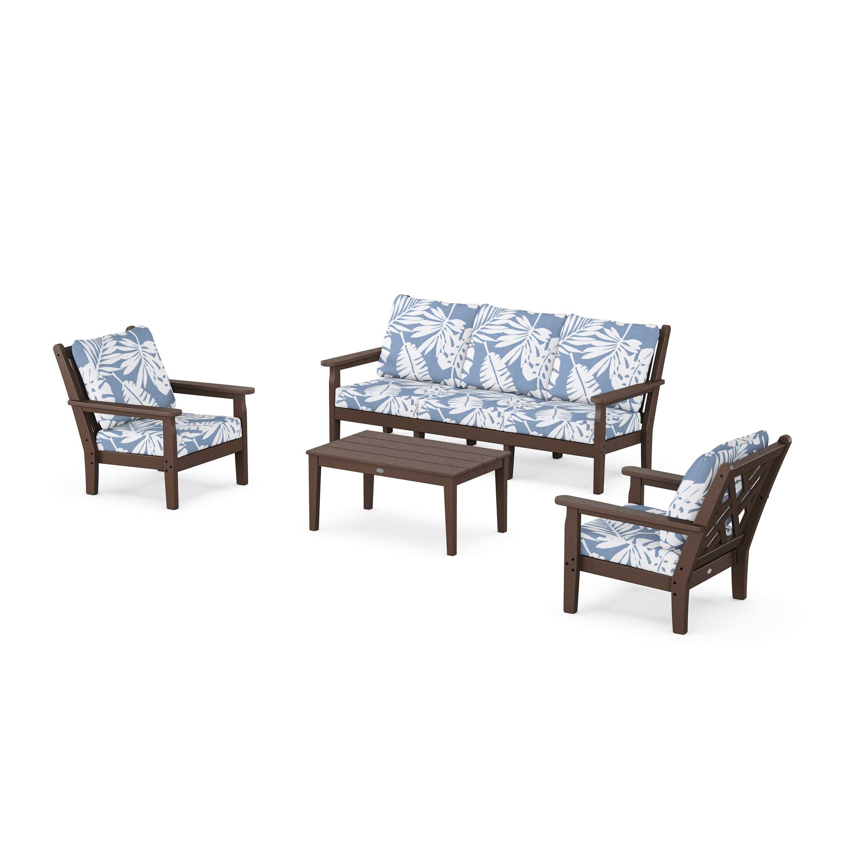Chippendale 4-Piece Deep Seating Set with Sofa