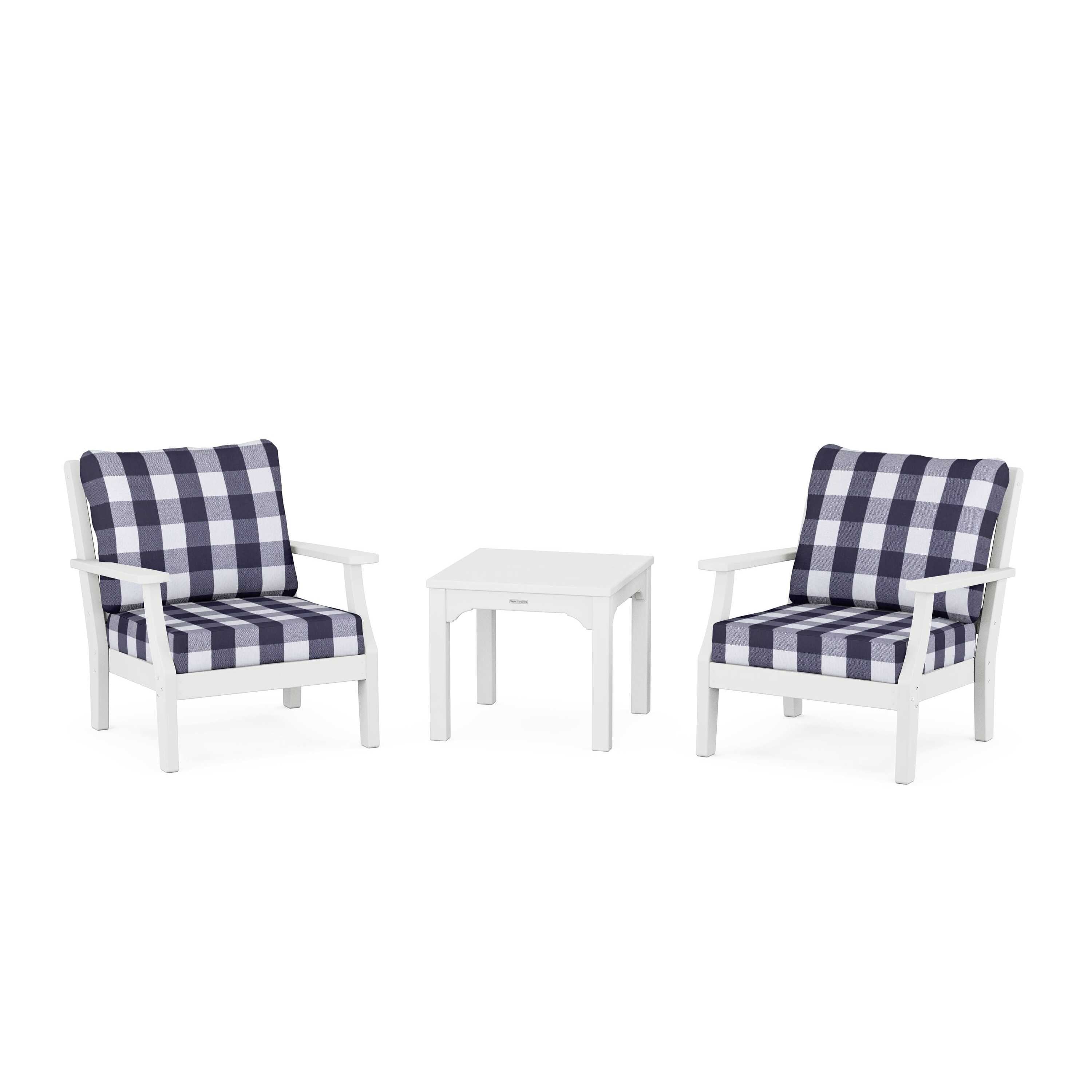 Chinoiserie 3-Piece Deep Seating Set