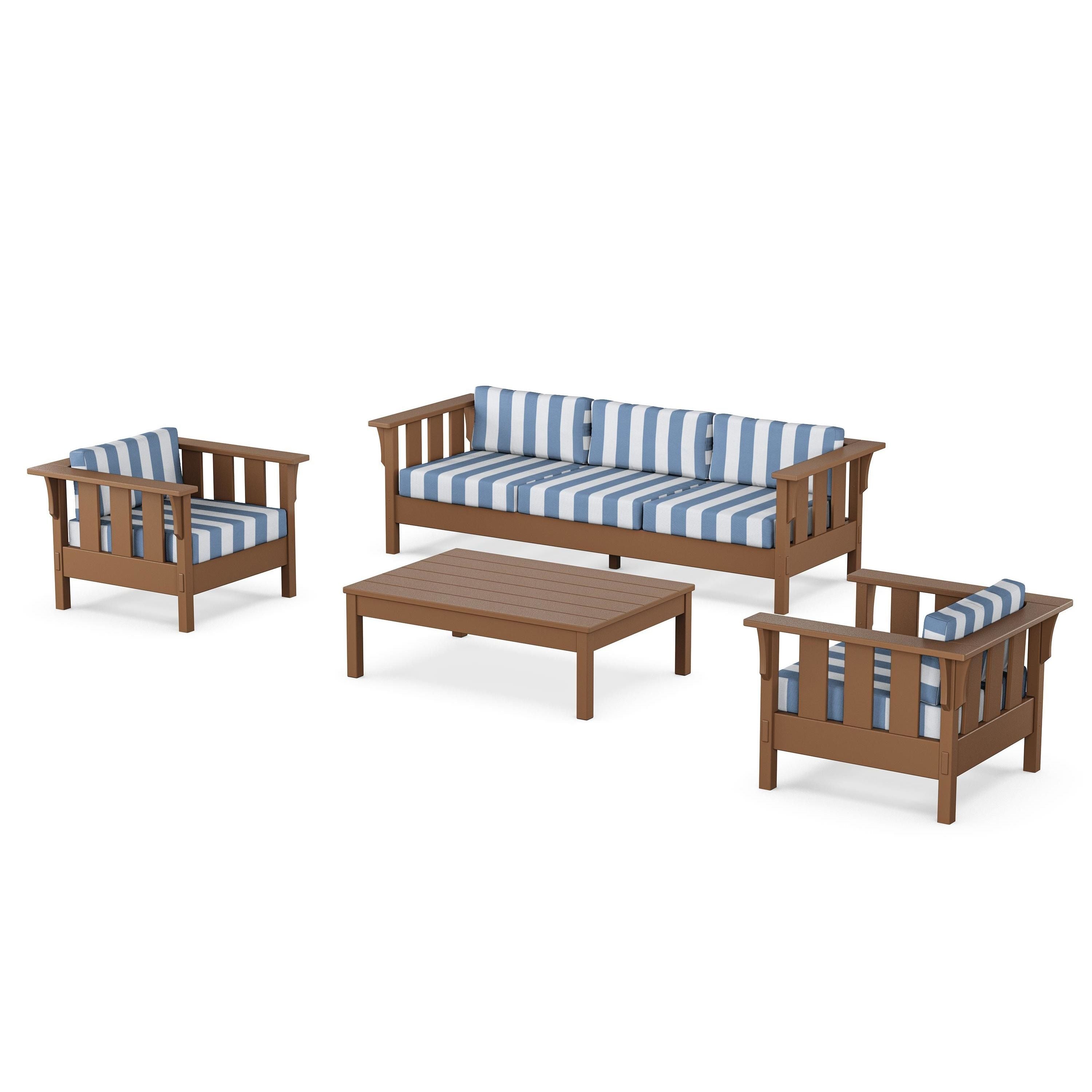 Acadia 4-Piece Deep Seating Set with Sofa