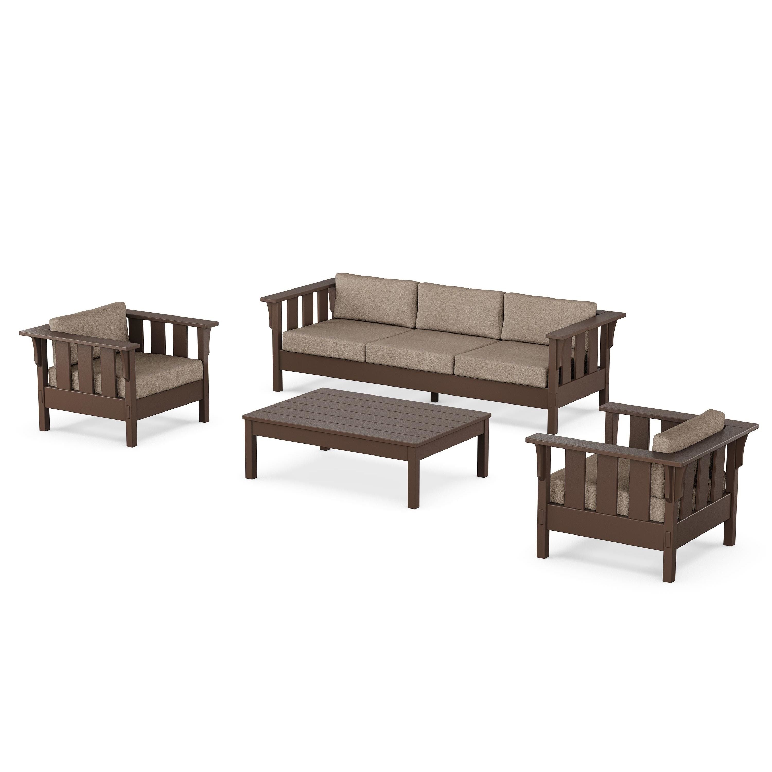 Acadia 4-Piece Deep Seating Set with Sofa