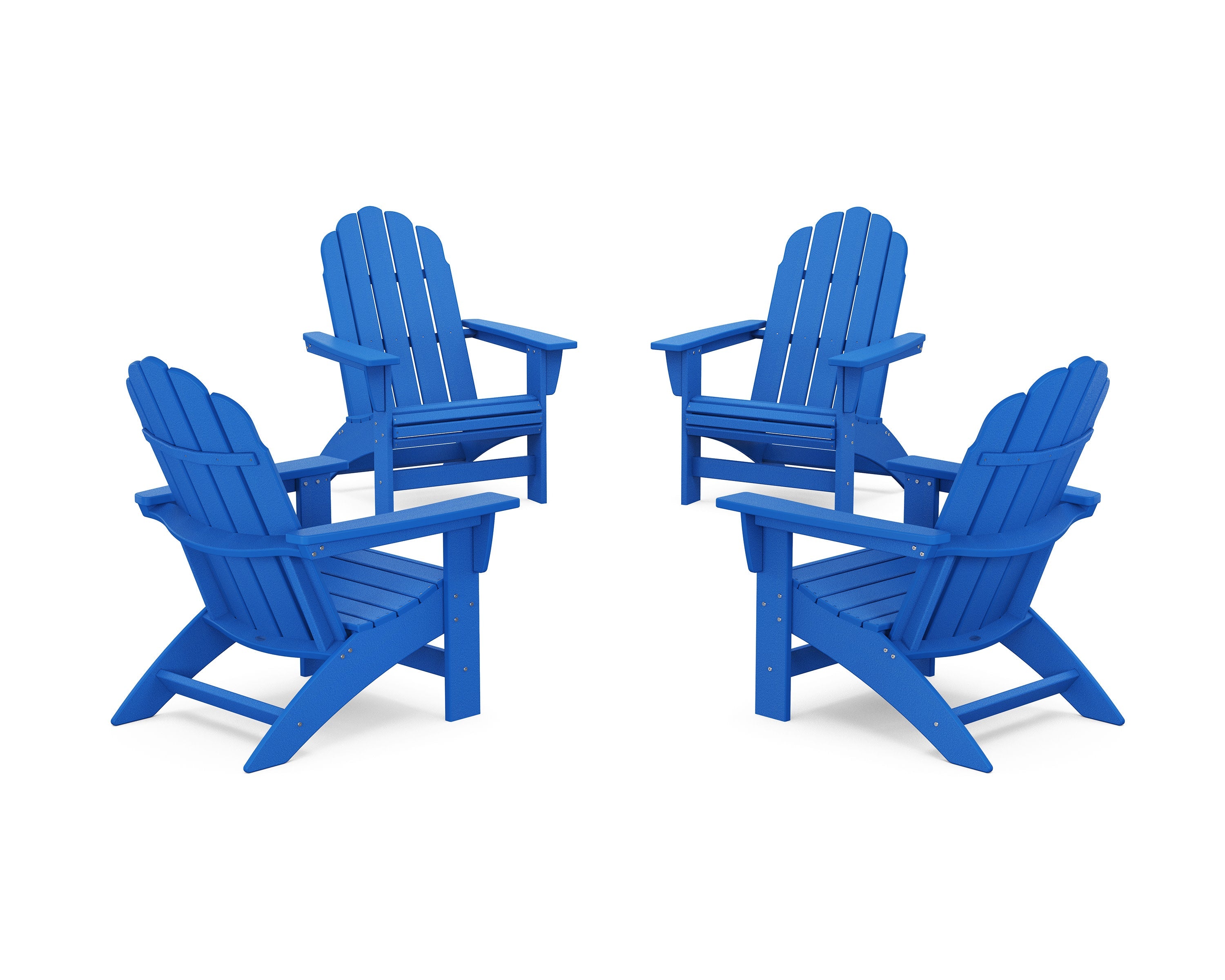 4-Piece Vineyard Grand Adirondack Chair Conversation Set
