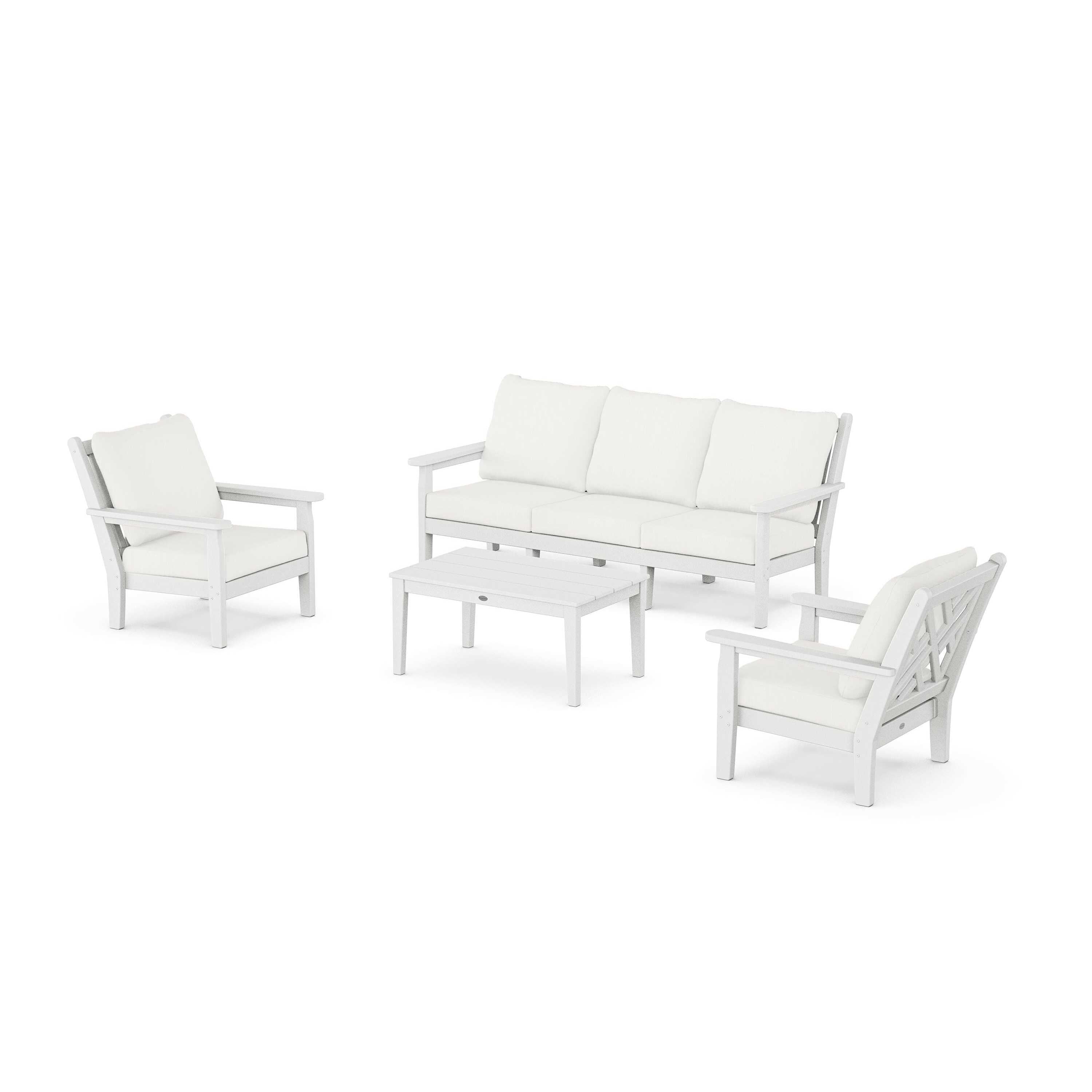 Chippendale 4-Piece Deep Seating Set with Sofa