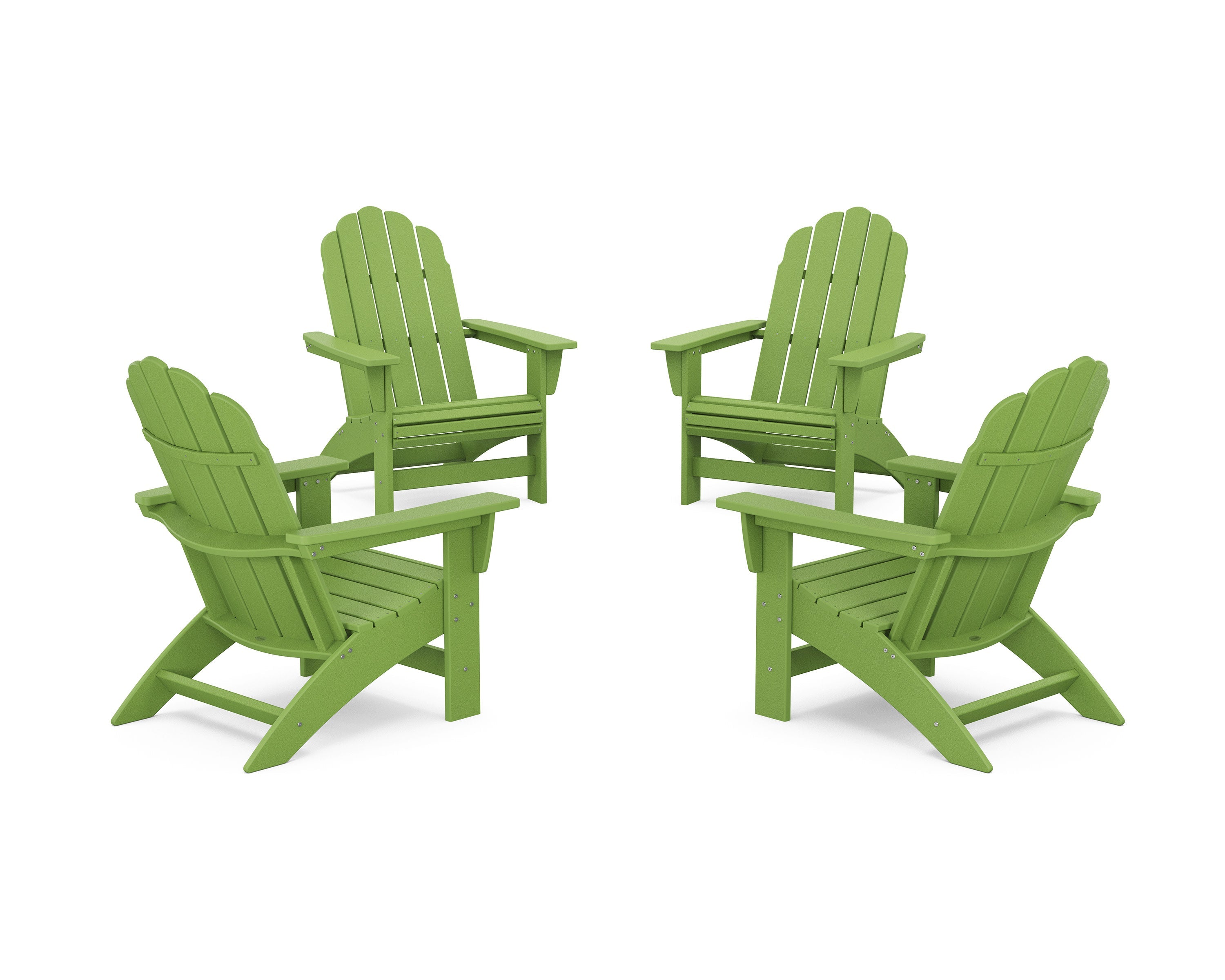 4-Piece Vineyard Grand Adirondack Chair Conversation Set