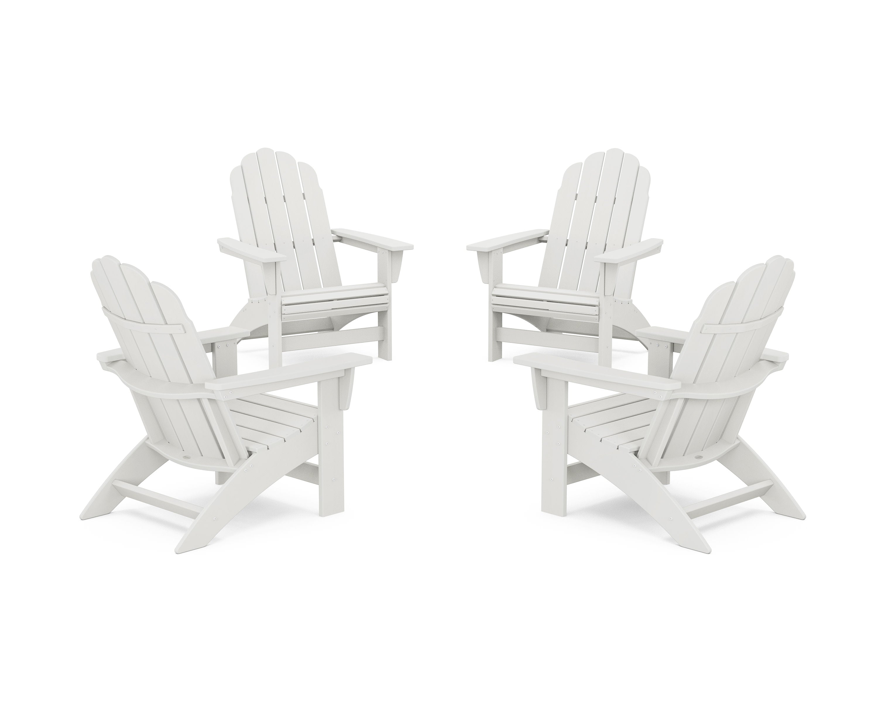 4-Piece Vineyard Grand Adirondack Chair Conversation Set