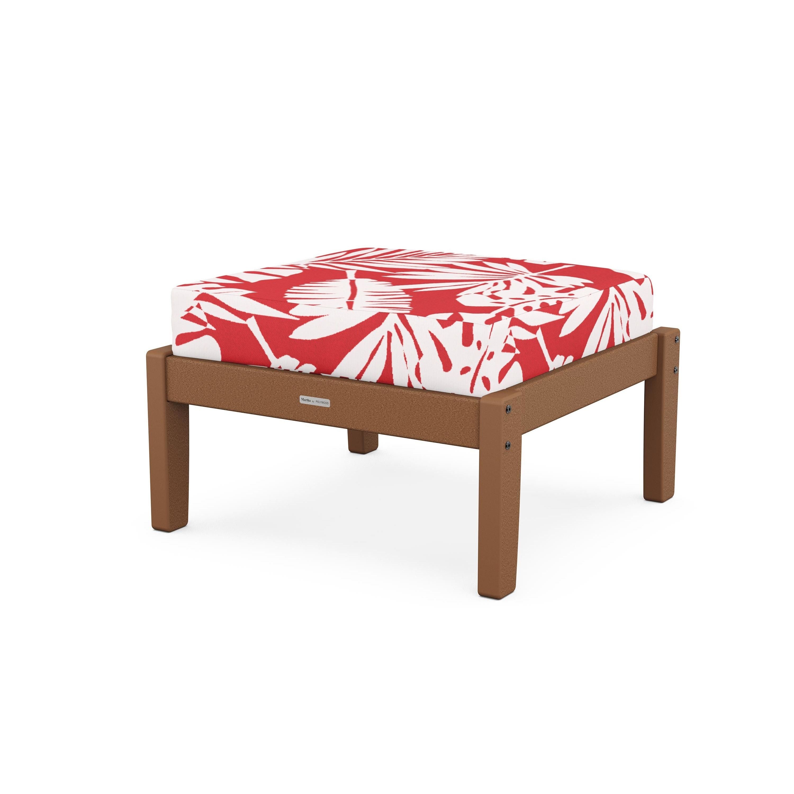 Chinoiserie Deep Seating Ottoman