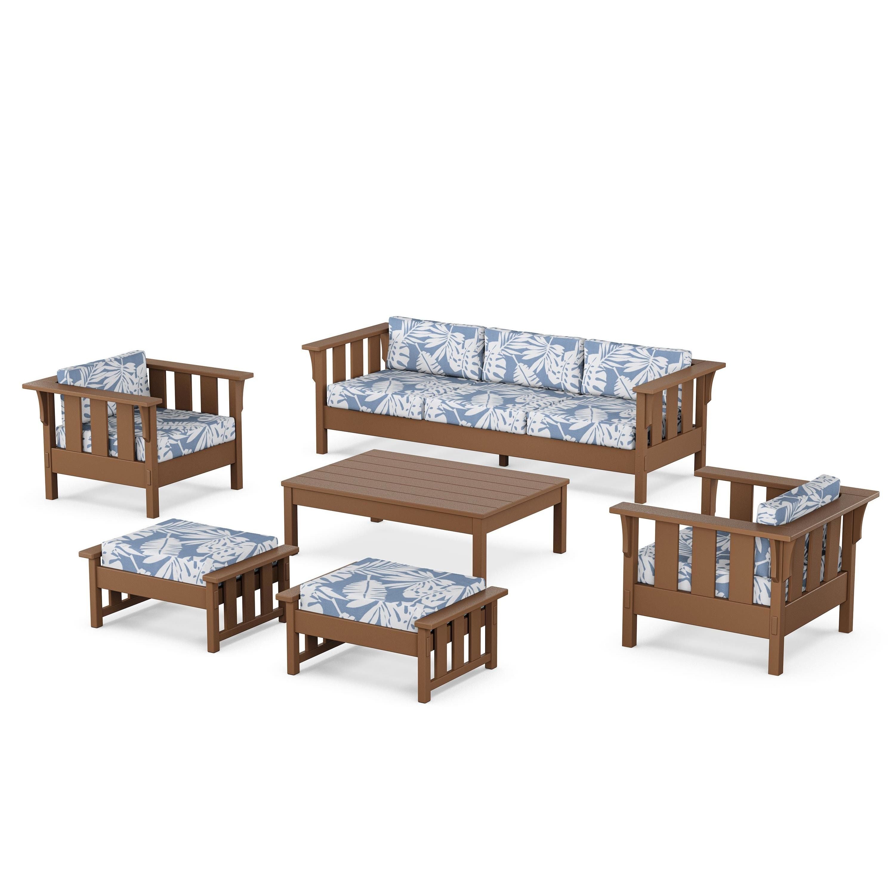 Acadia 6-Piece Lounge Sofa Set