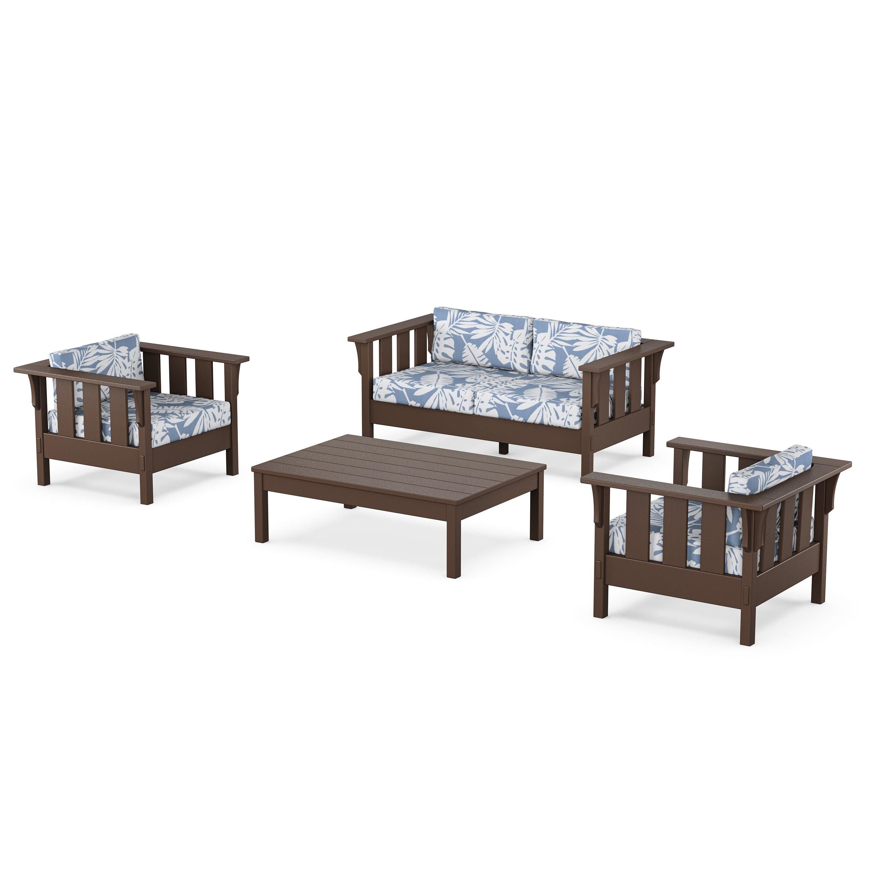 Acadia 4-Piece Deep Seating Set with Loveseat