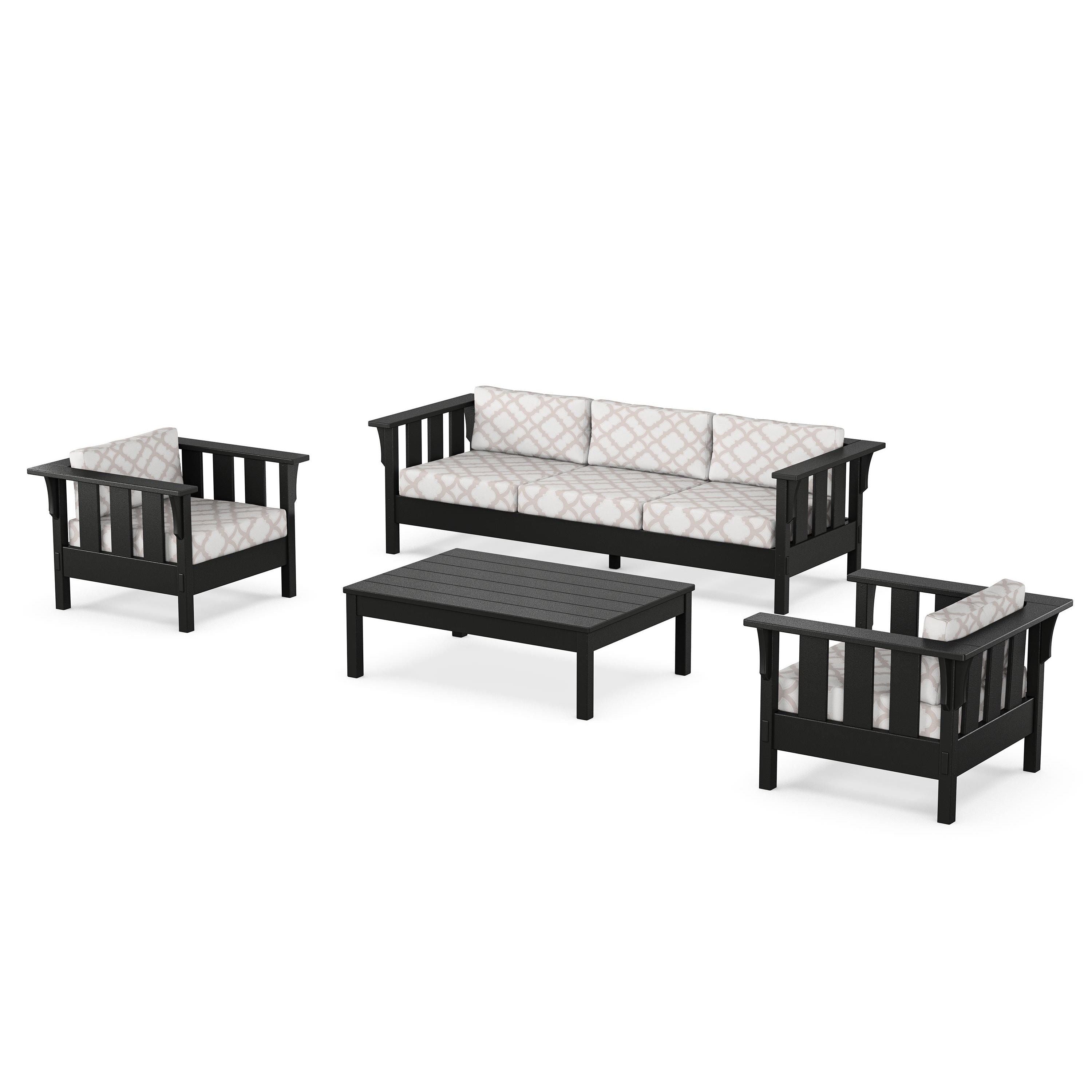 Acadia 4-Piece Deep Seating Set with Sofa