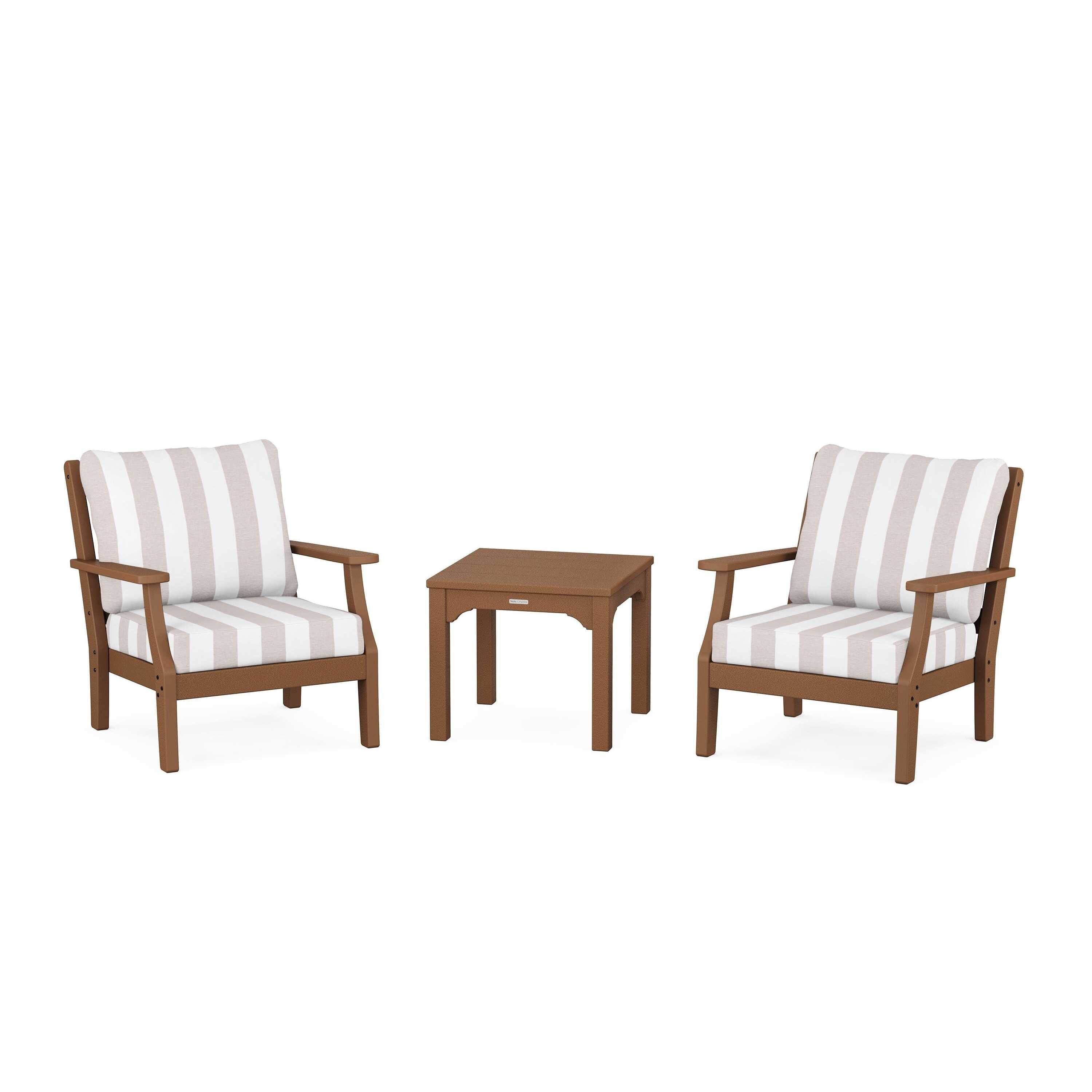 Chinoiserie 3-Piece Deep Seating Set