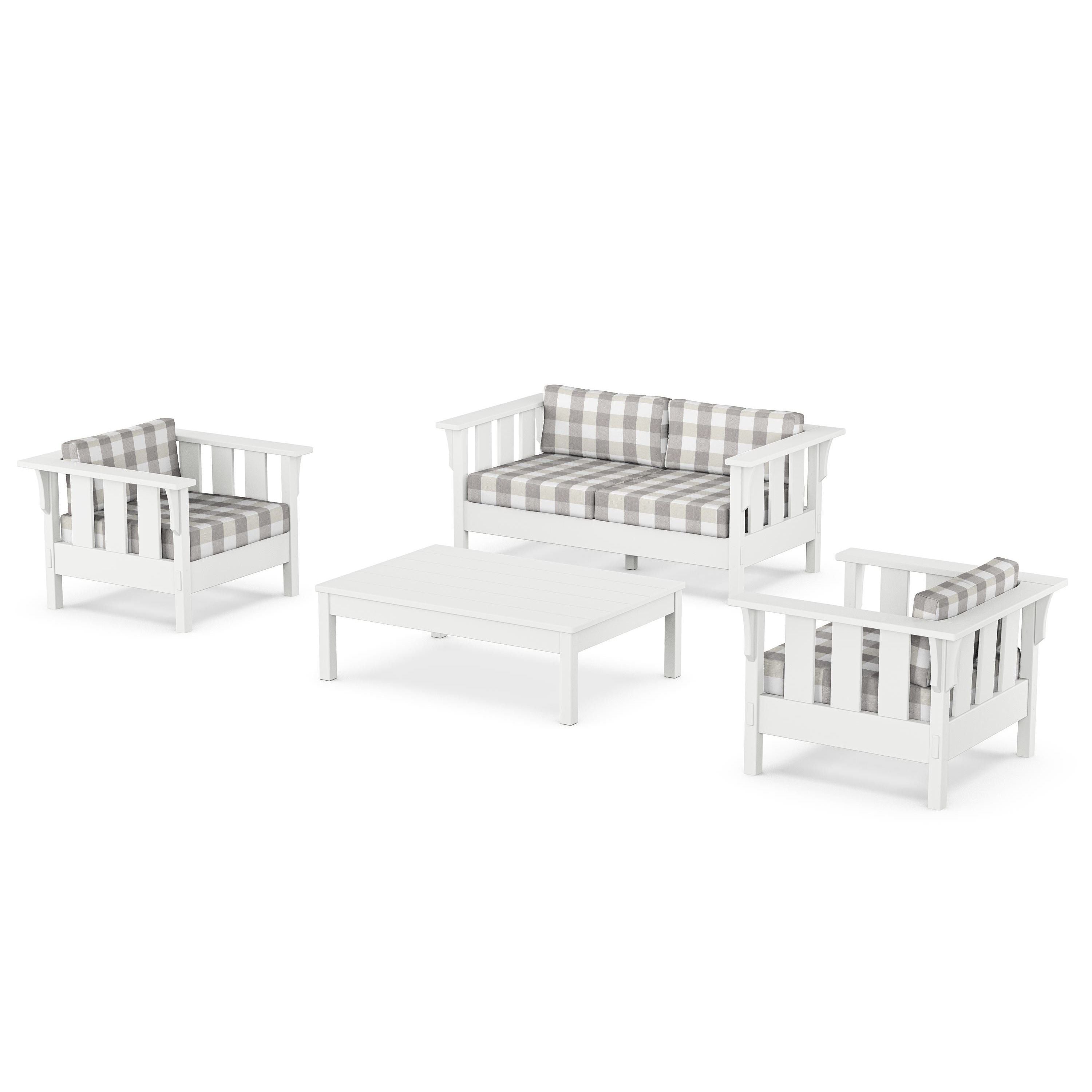 Acadia 4-Piece Deep Seating Set with Loveseat