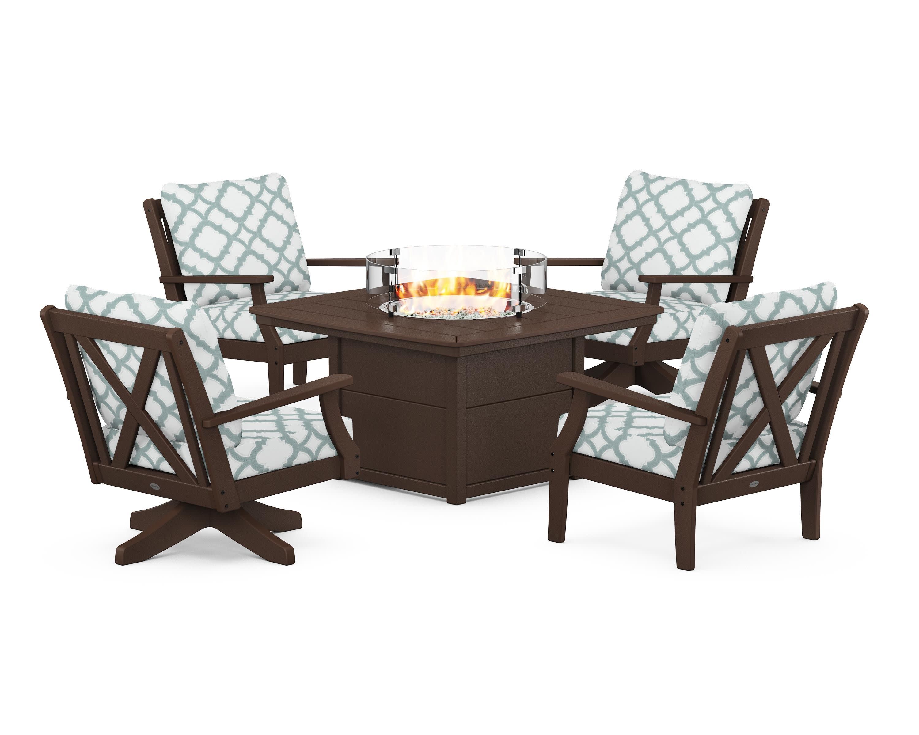 Braxton 5-Piece Deep Seating Set with Fire Table