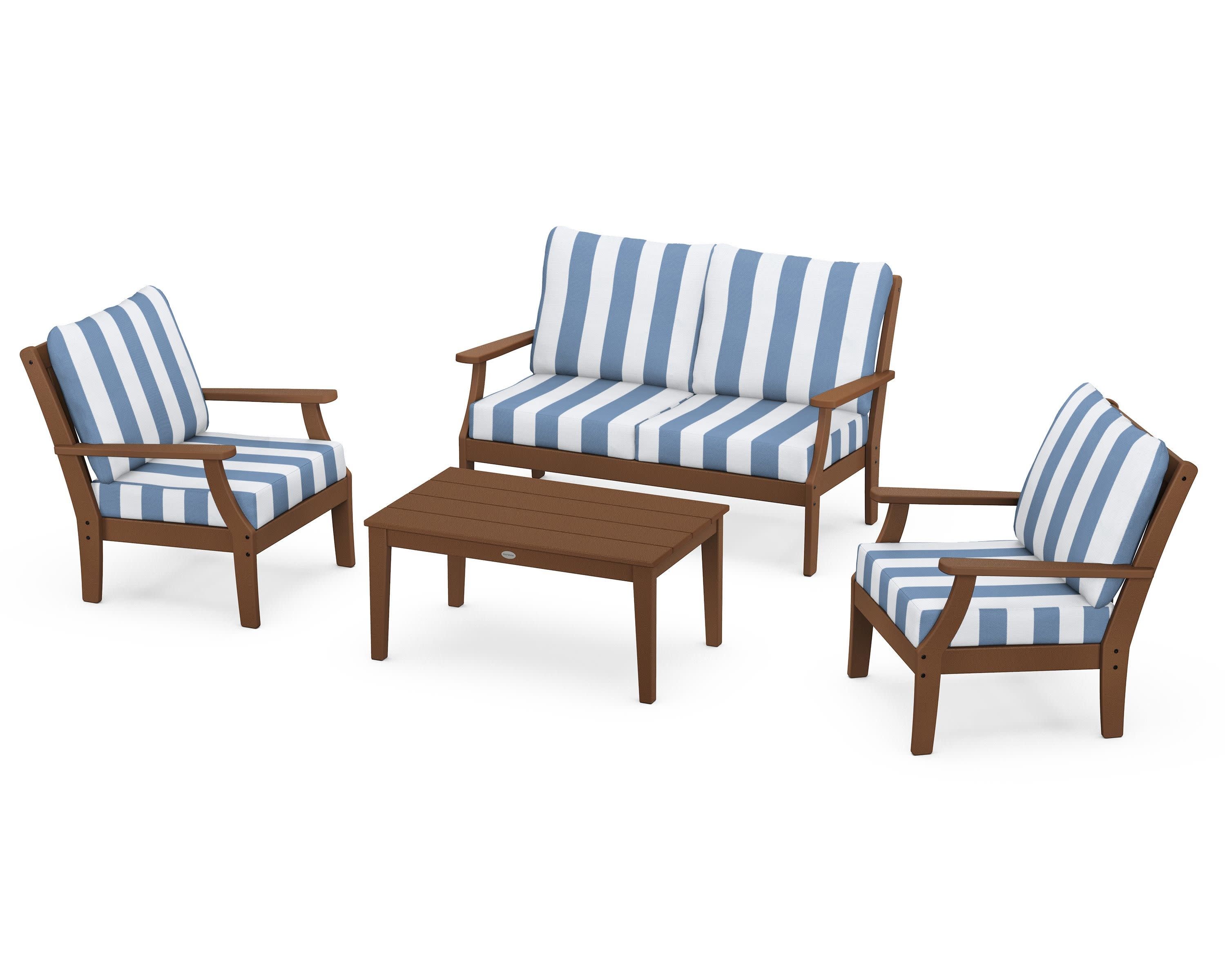 Braxton 4-Piece Deep Seating Chair Set