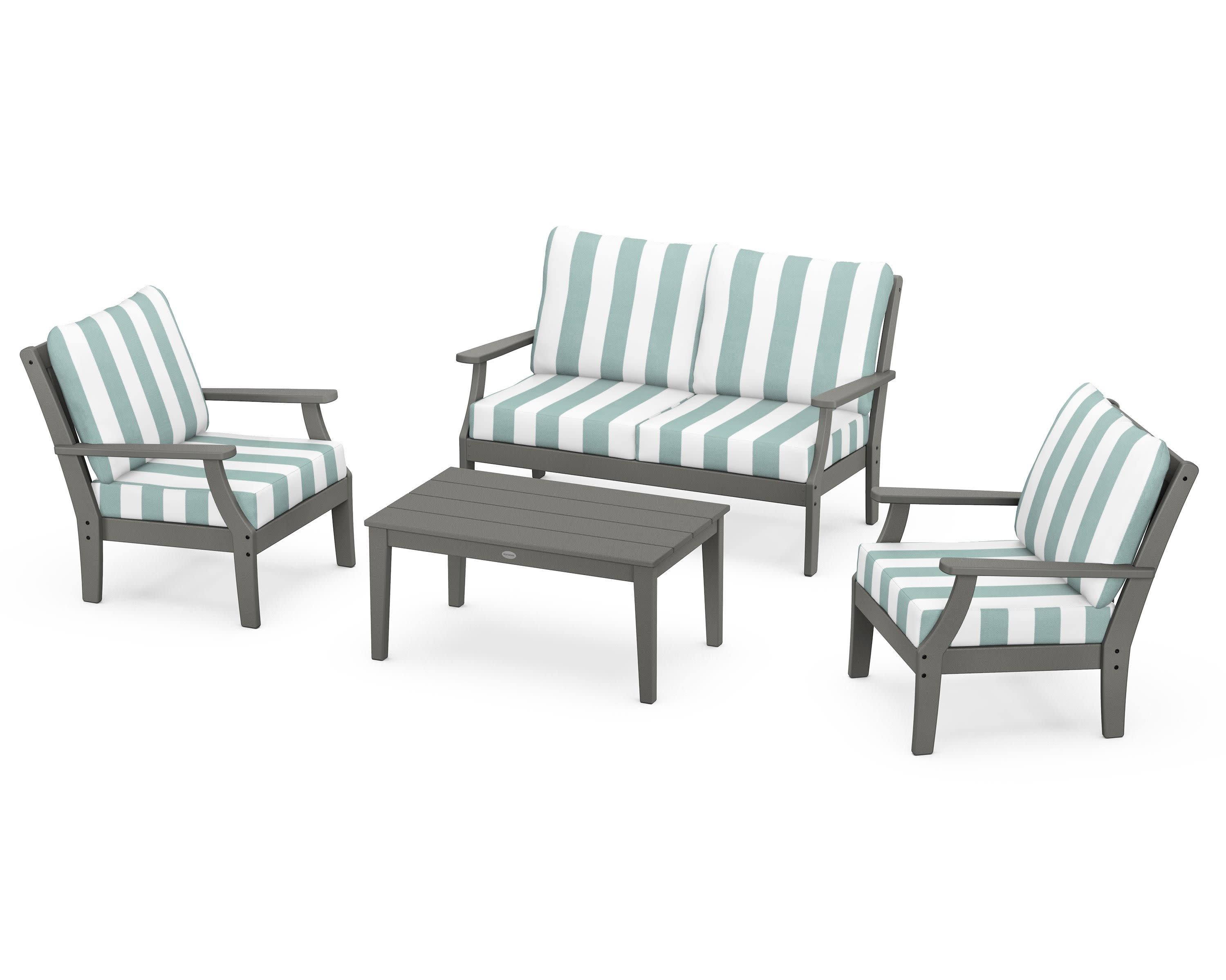Braxton 4-Piece Deep Seating Chair Set