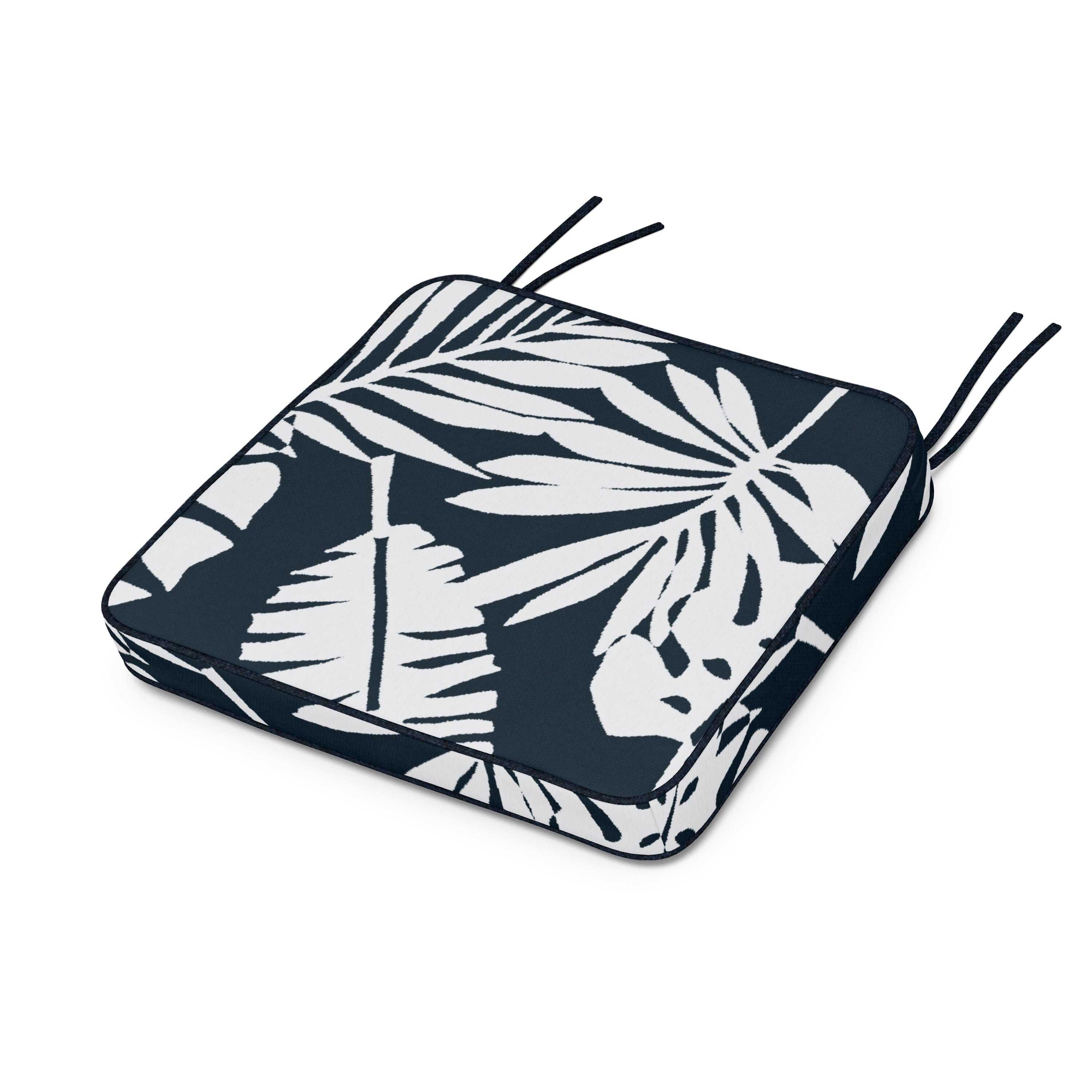 Chinoiserie Arm Chair Seat Cushion