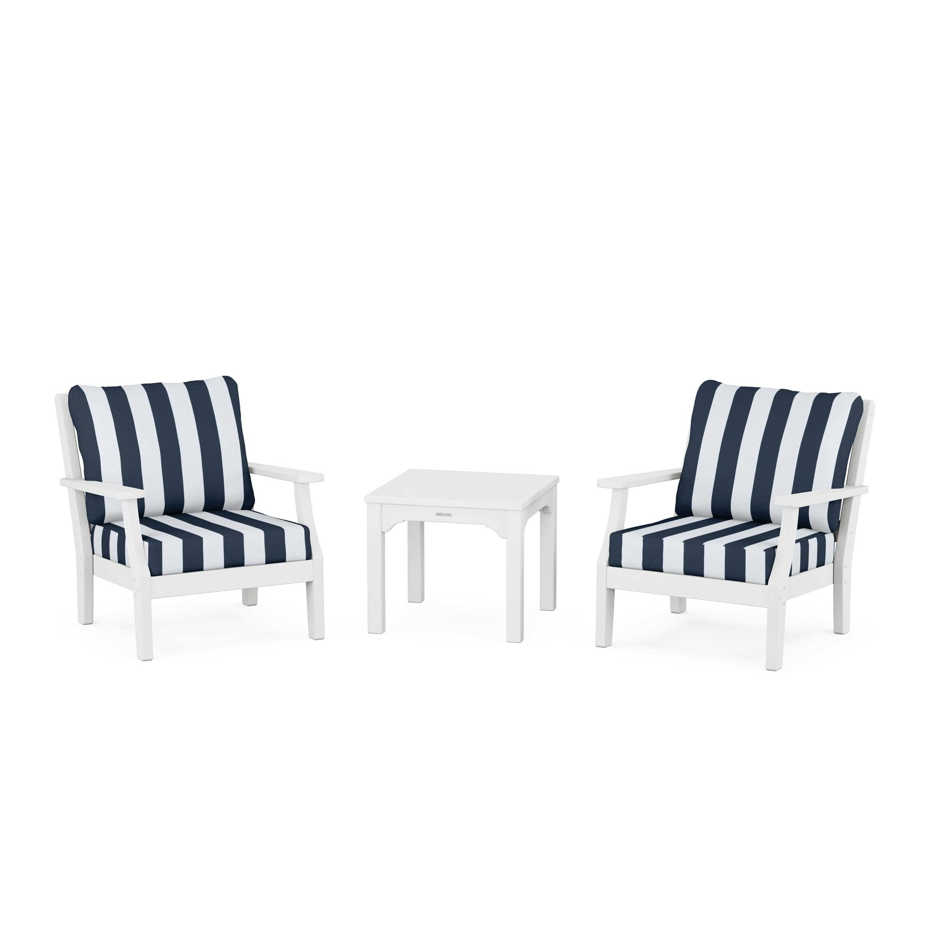 Chinoiserie 3-Piece Deep Seating Set