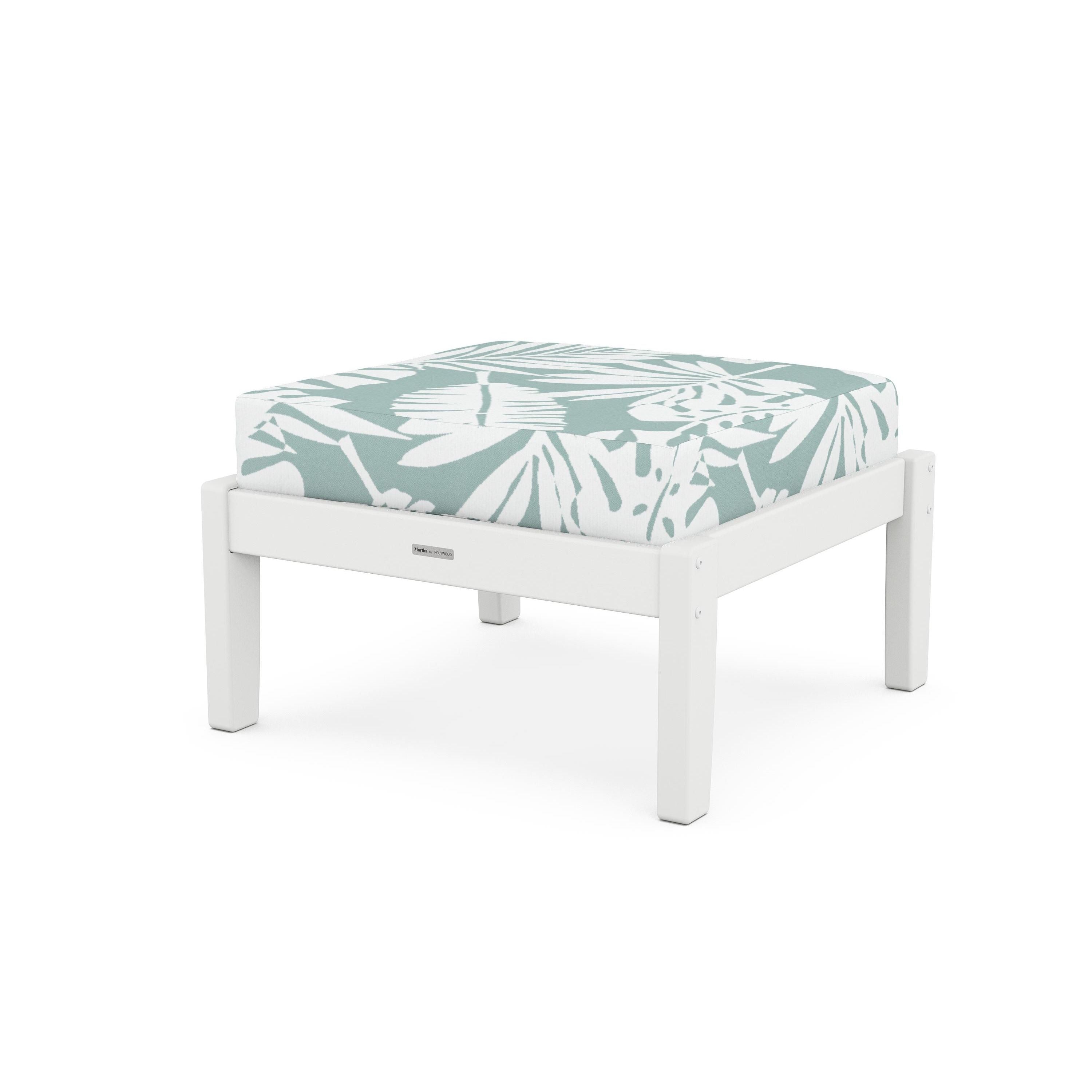Chinoiserie Deep Seating Ottoman