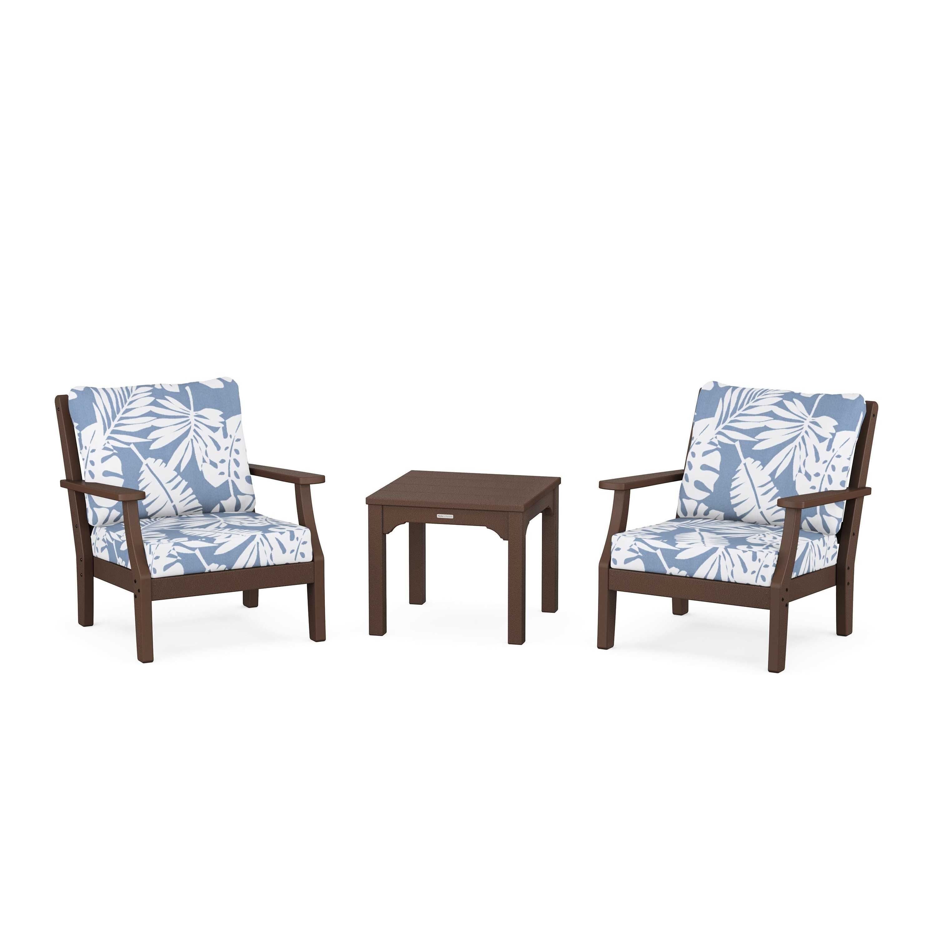 Chinoiserie 3-Piece Deep Seating Set
