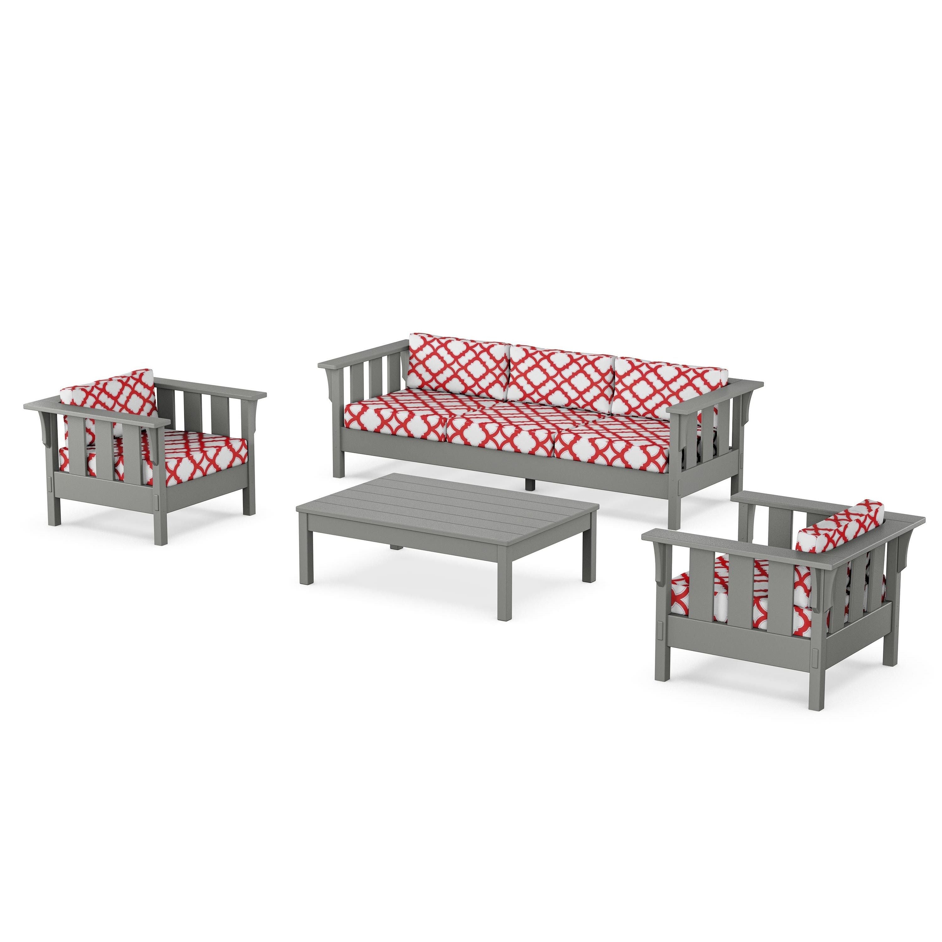 Acadia 4-Piece Deep Seating Set with Sofa